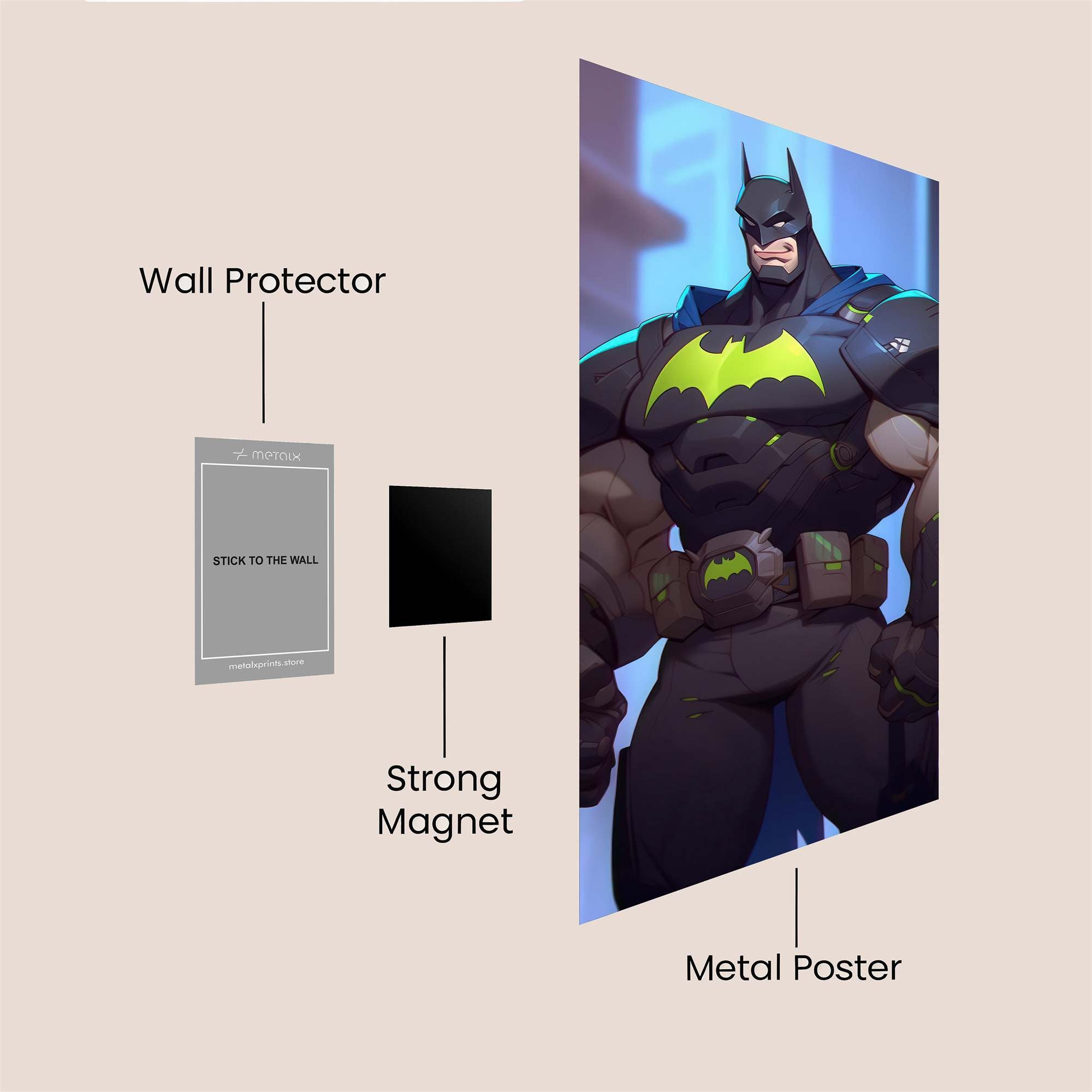 Batman Domination Safe Wall Magnetic / M