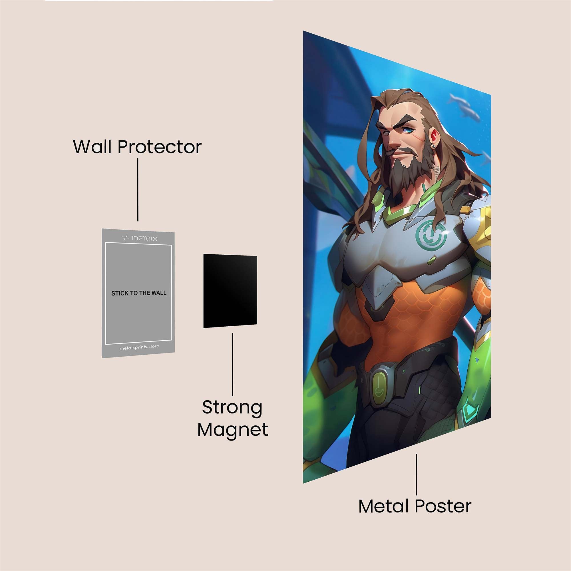 Heroic Depths Safe Wall Magnetic / M