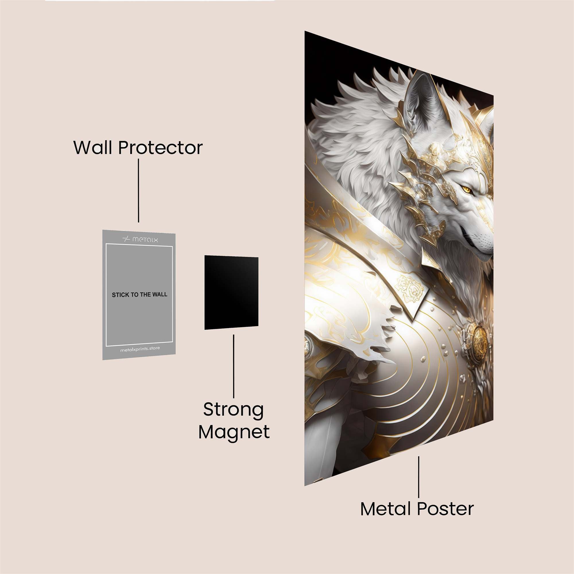 Lupine Majesty Safe Wall Magnetic / M