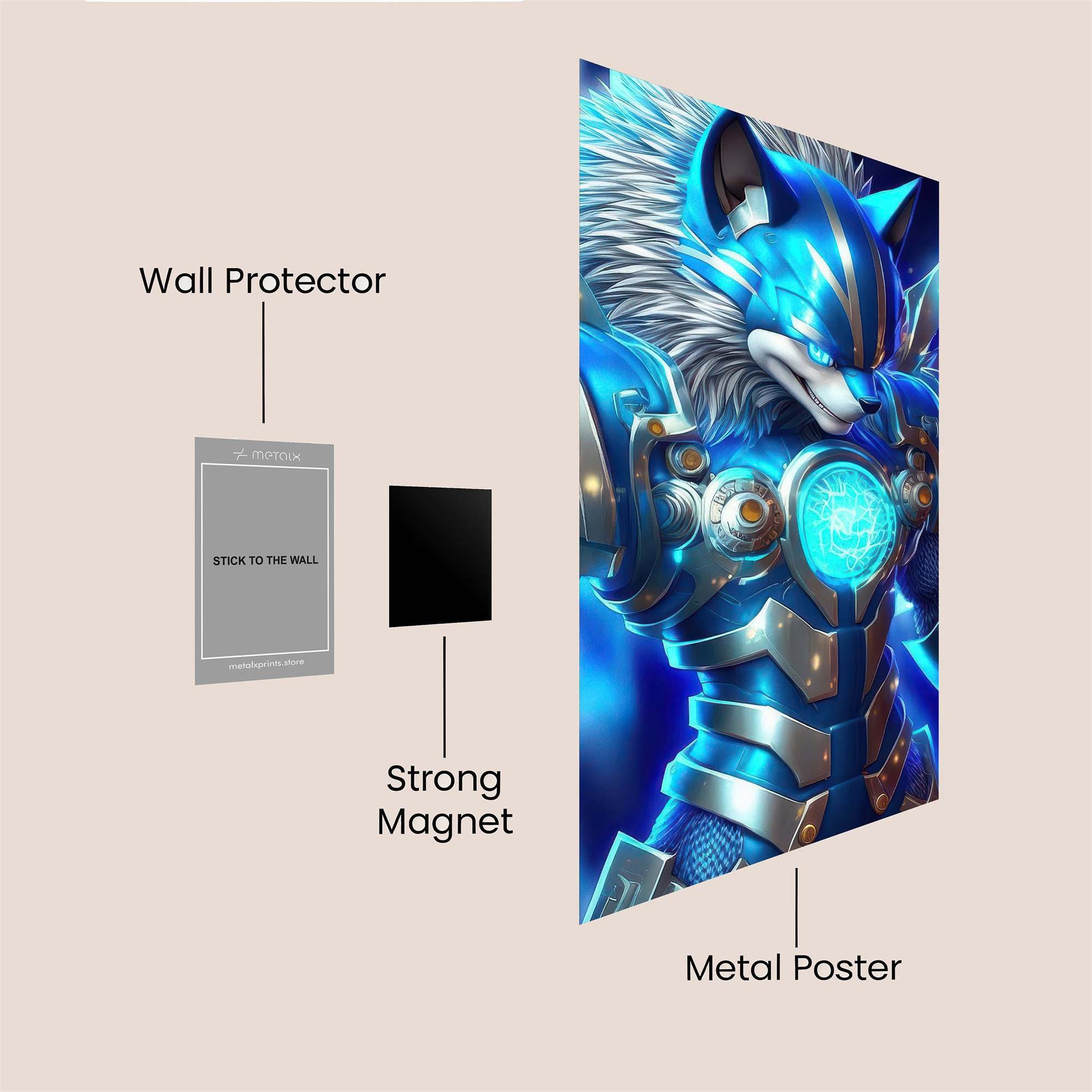 Lupine Radiance Safe Wall Magnetic / M
