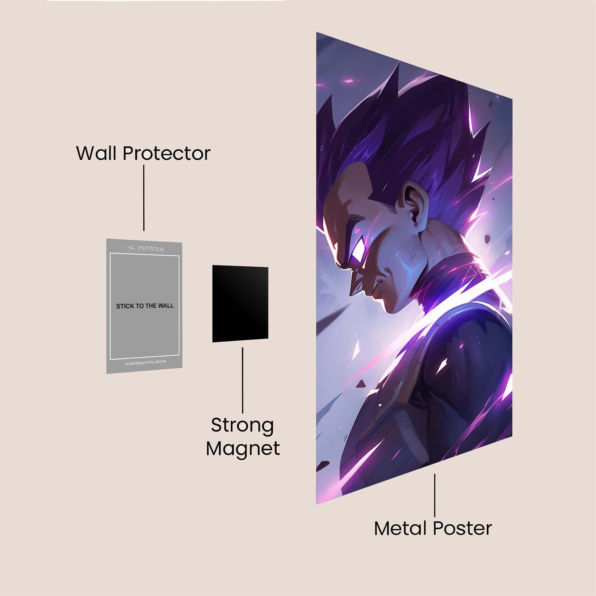 Vegeta Vortex Safe Wall Magnetic / M