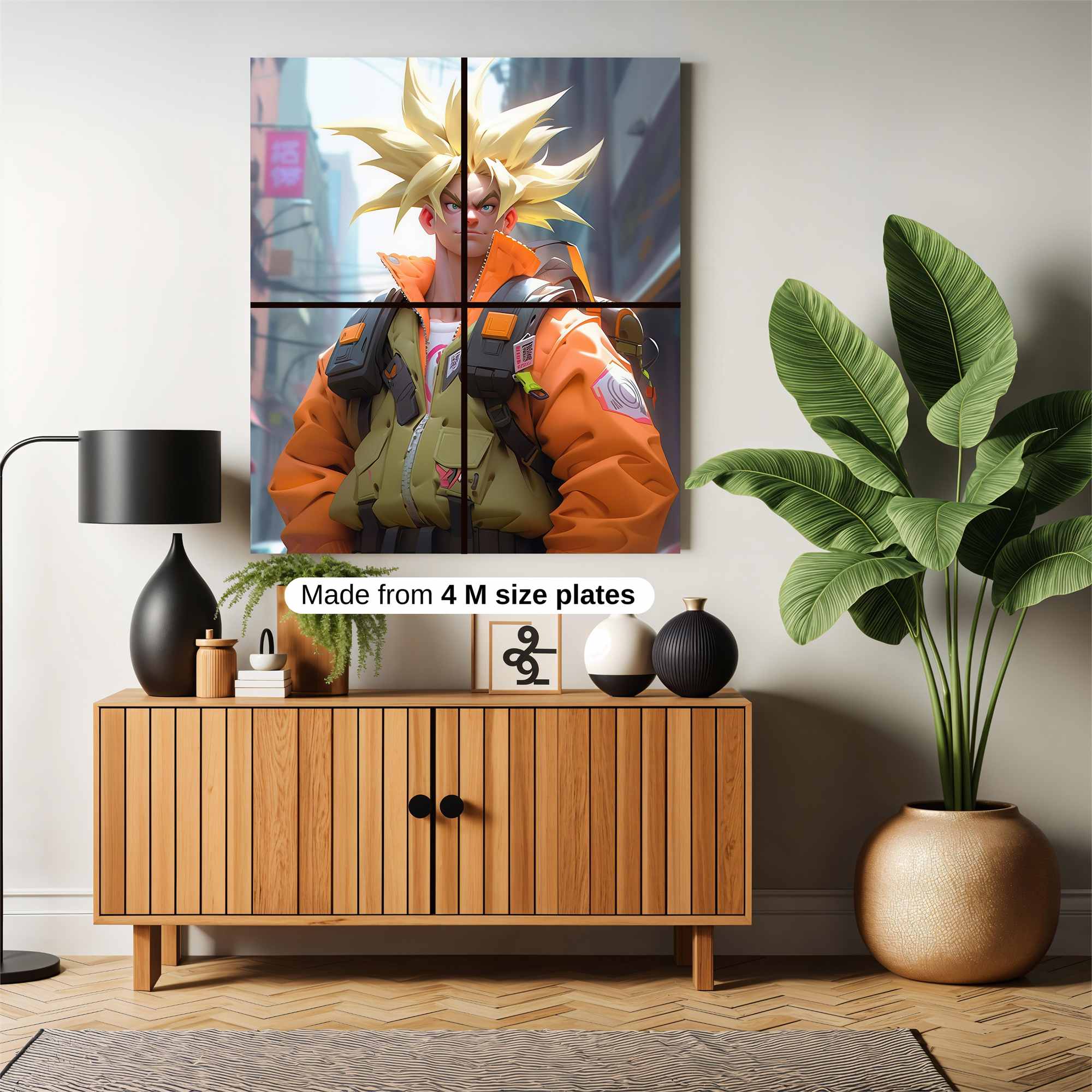 Saiyan Aura Safe Wall Magnetic / M