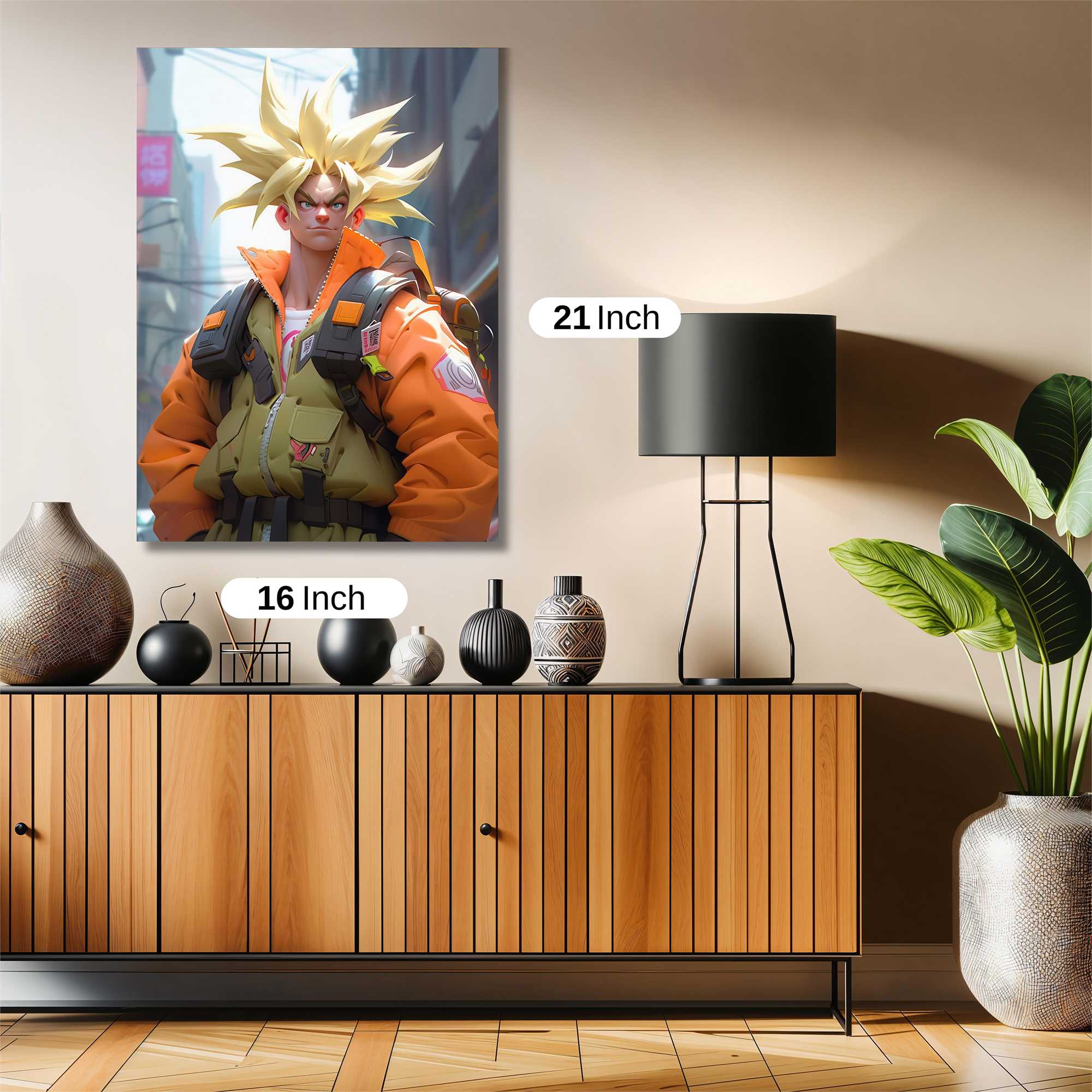 Saiyan Aura Safe Wall Magnetic / M