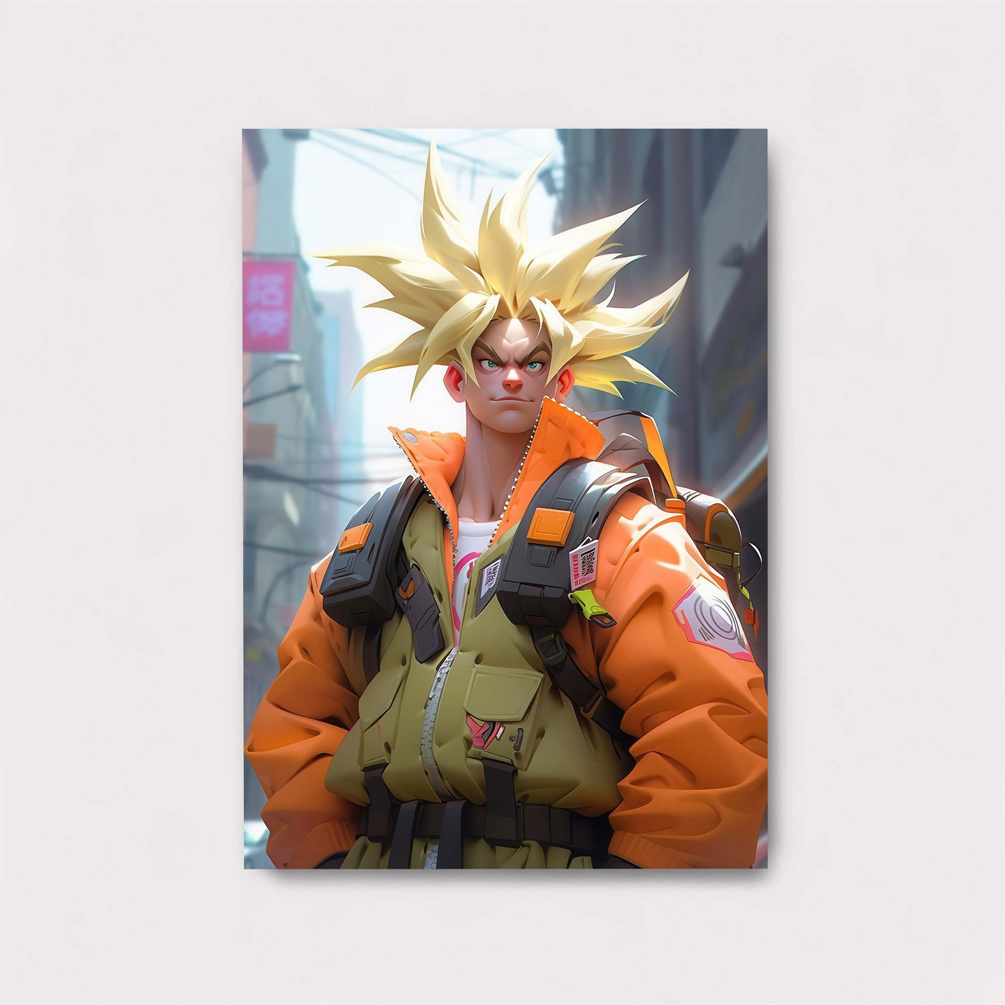 Saiyan Aura Safe Wall Magnetic / M