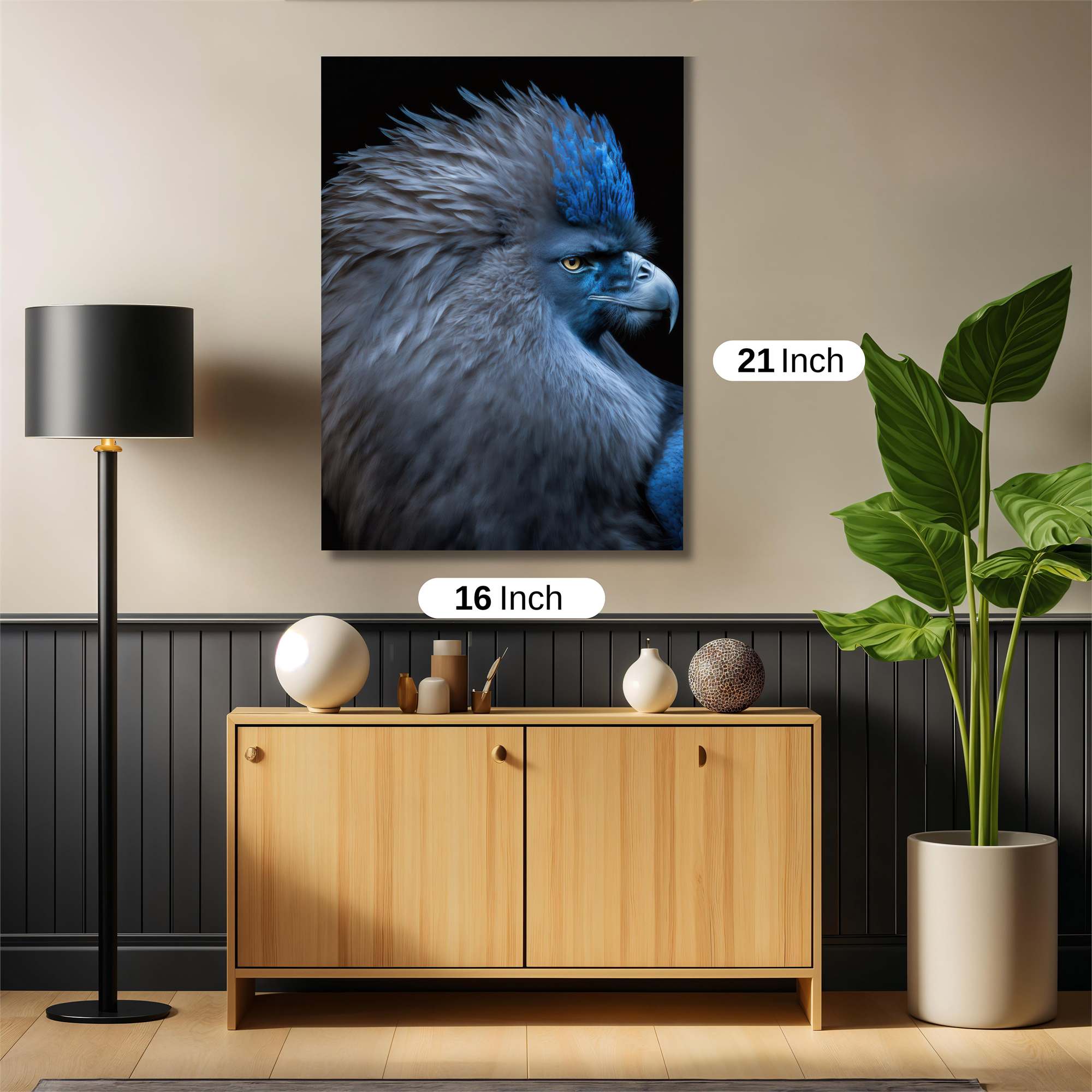 Plumed Majesty Safe Wall Magnetic / M