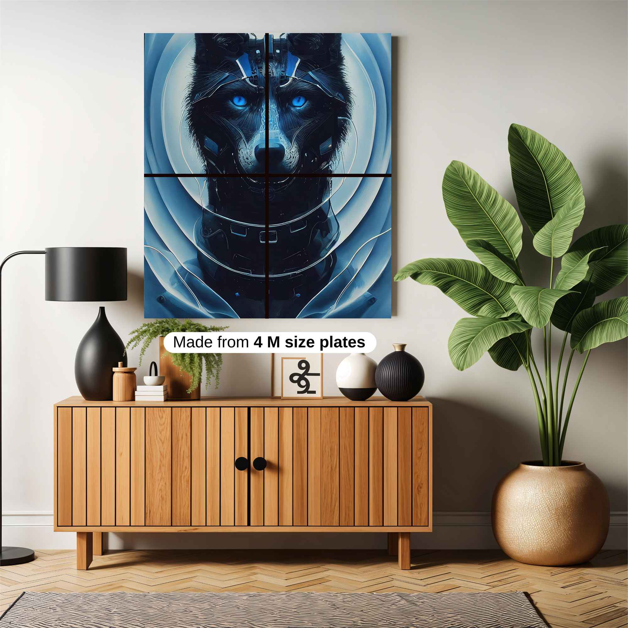 Cyber Lupine Safe Wall Magnetic / M