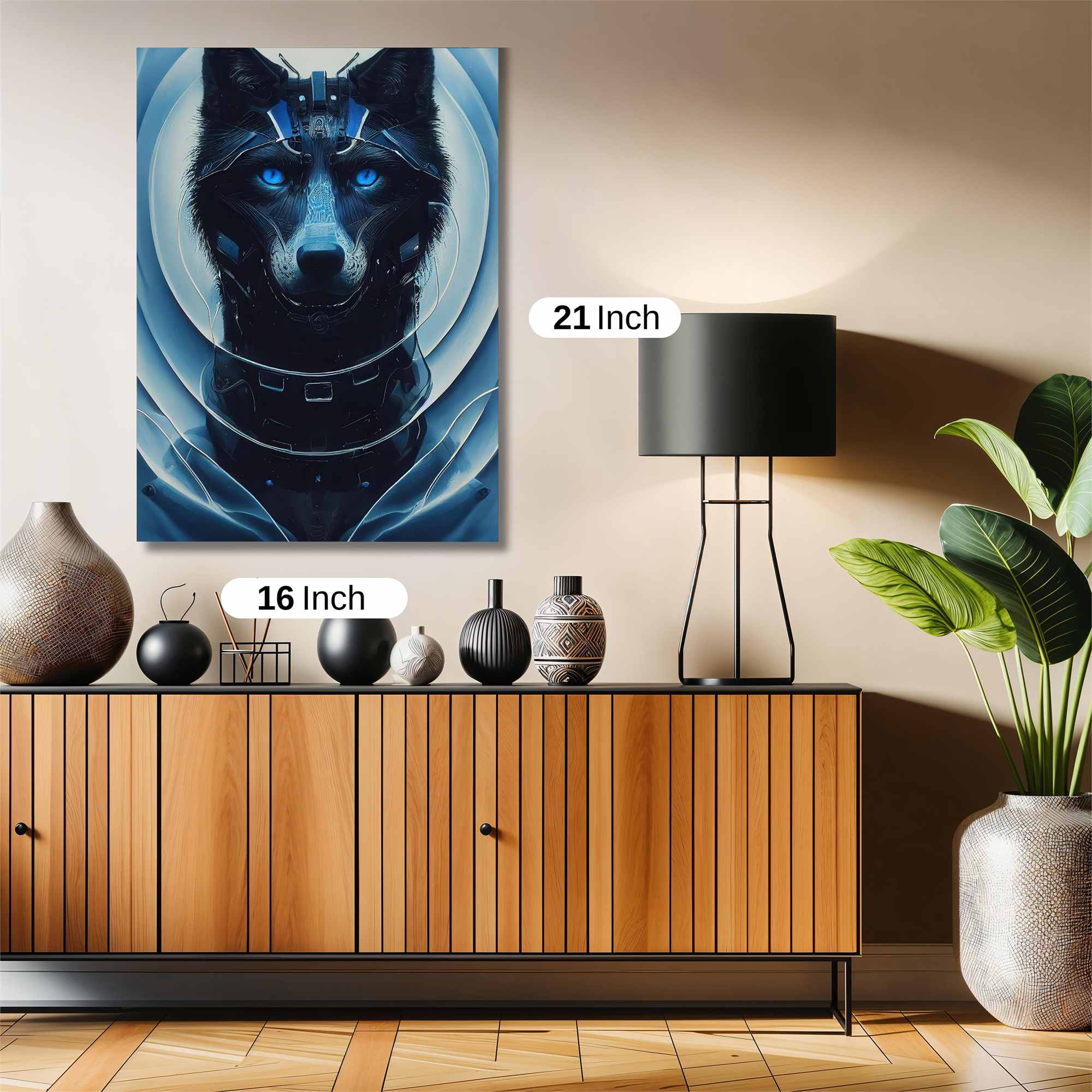 Cyber Lupine Safe Wall Magnetic / M