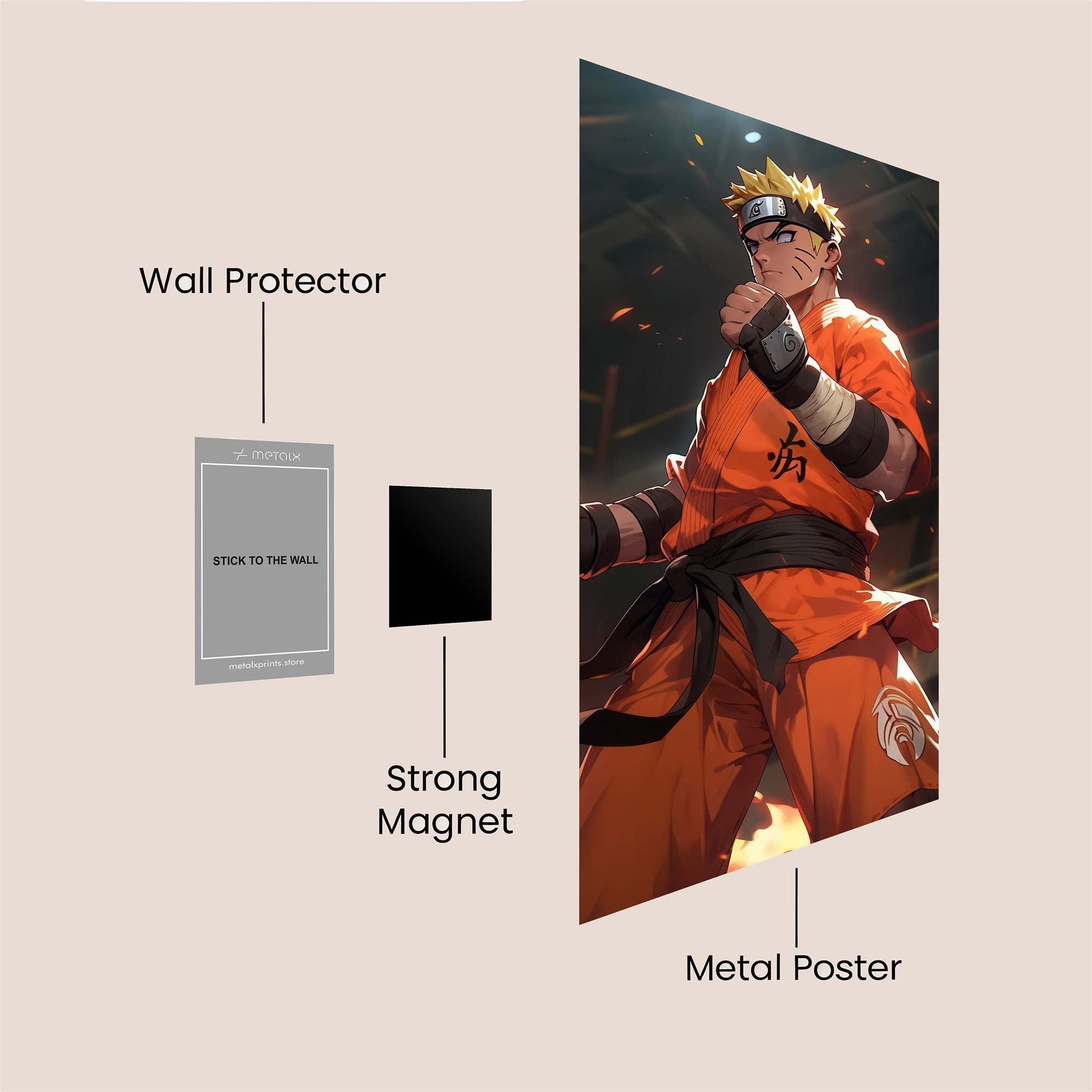 Naruto Blaze Safe Wall Magnetic / M