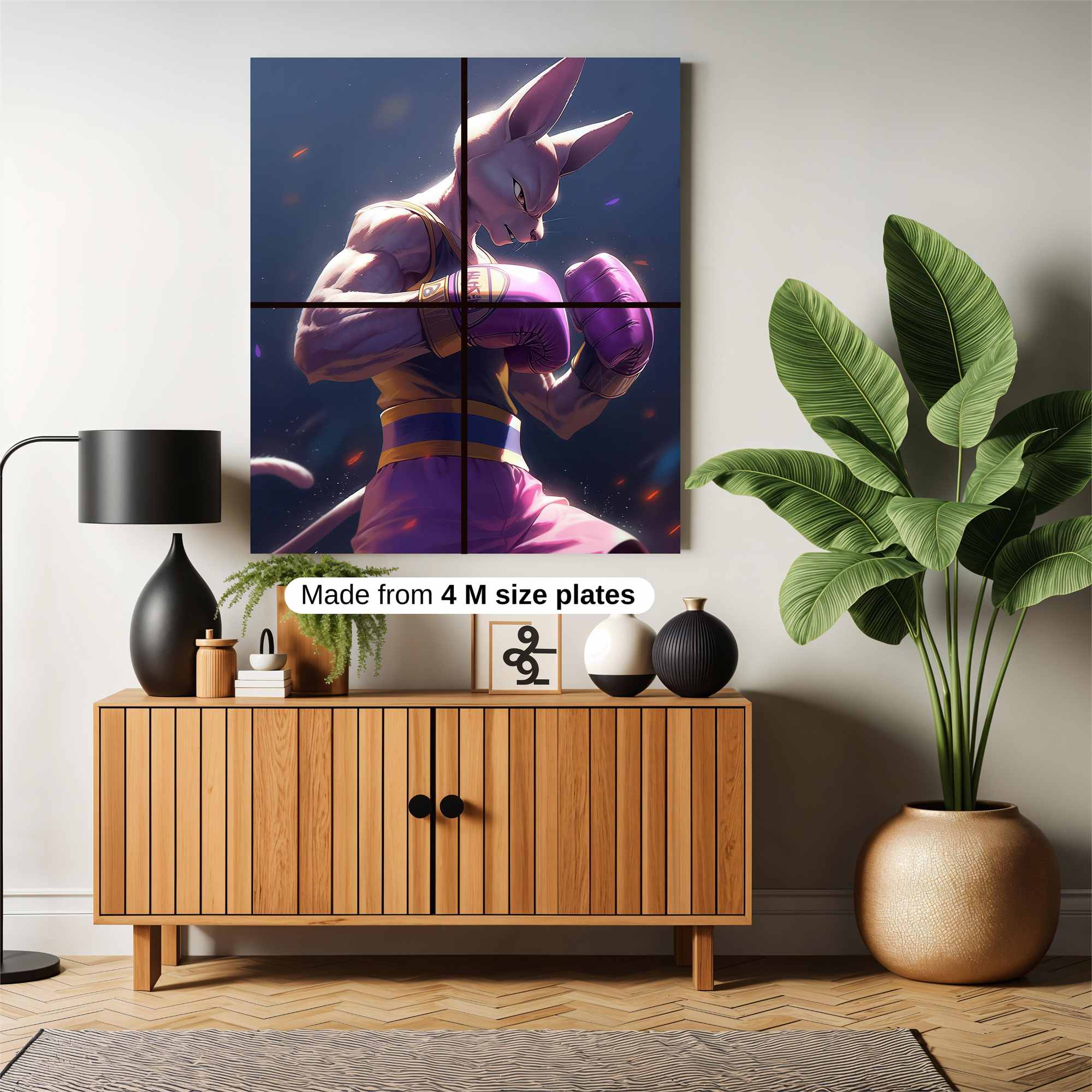 Beerus Brawler Safe Wall Magnetic / M