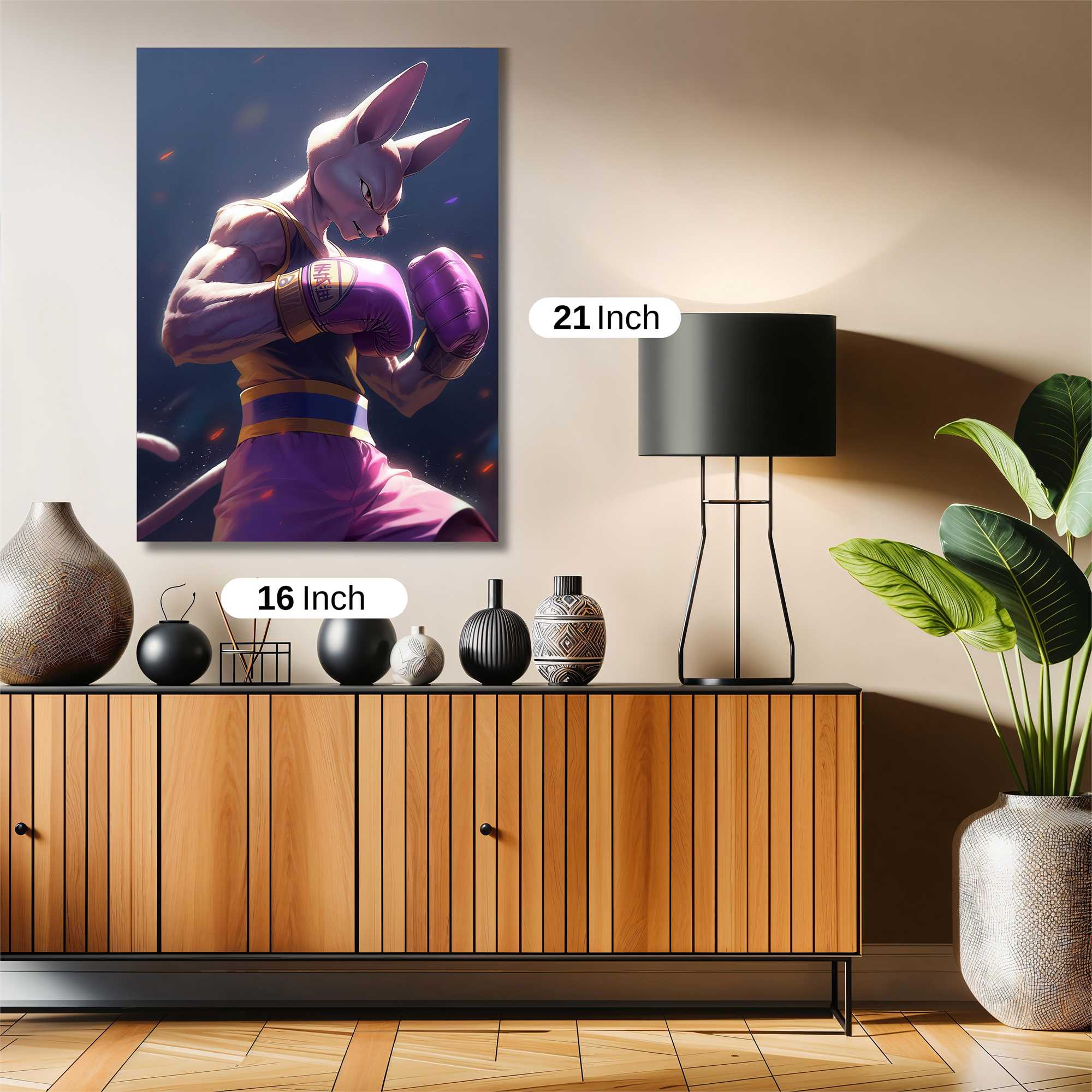 Beerus Brawler Safe Wall Magnetic / M
