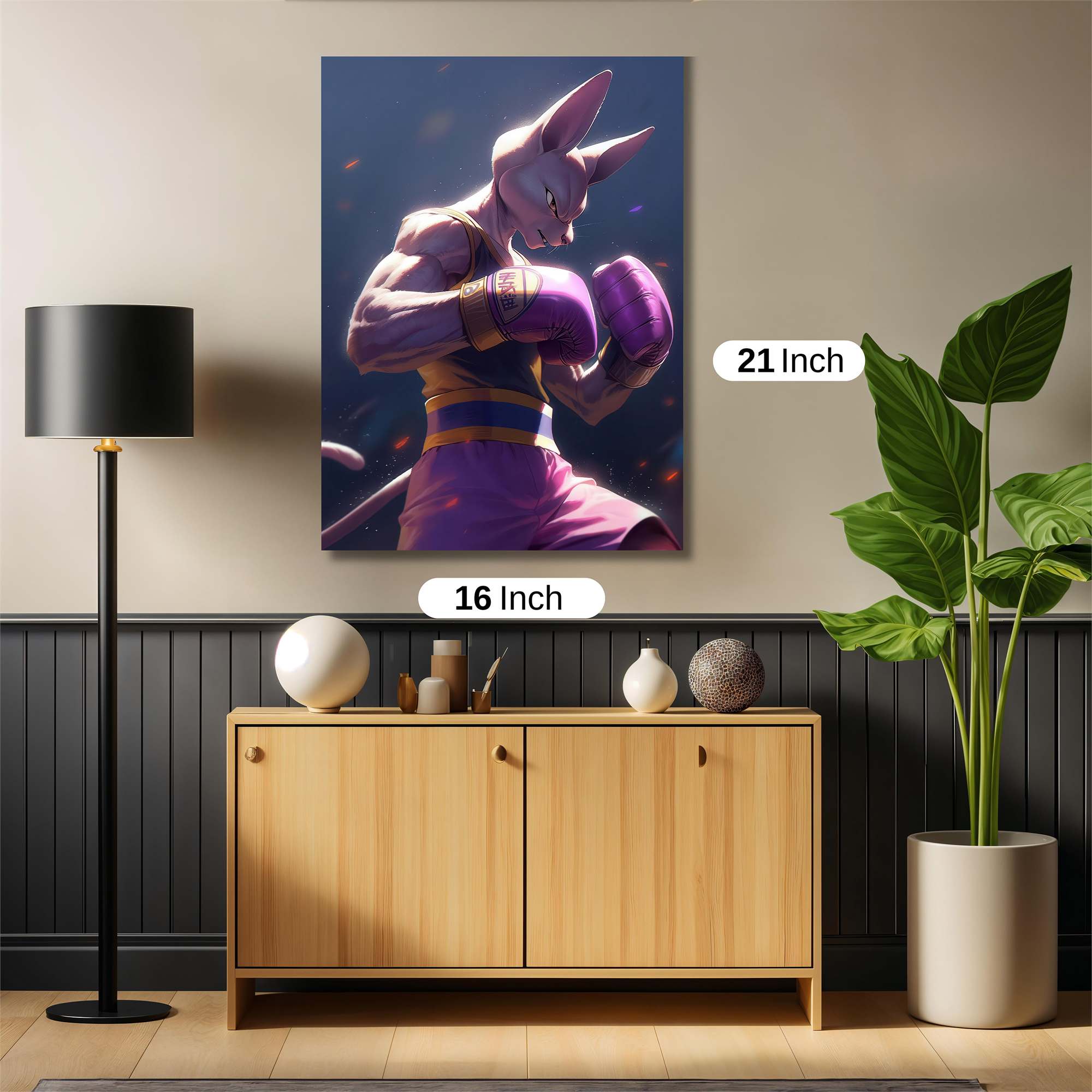 Beerus Brawler Safe Wall Magnetic / M