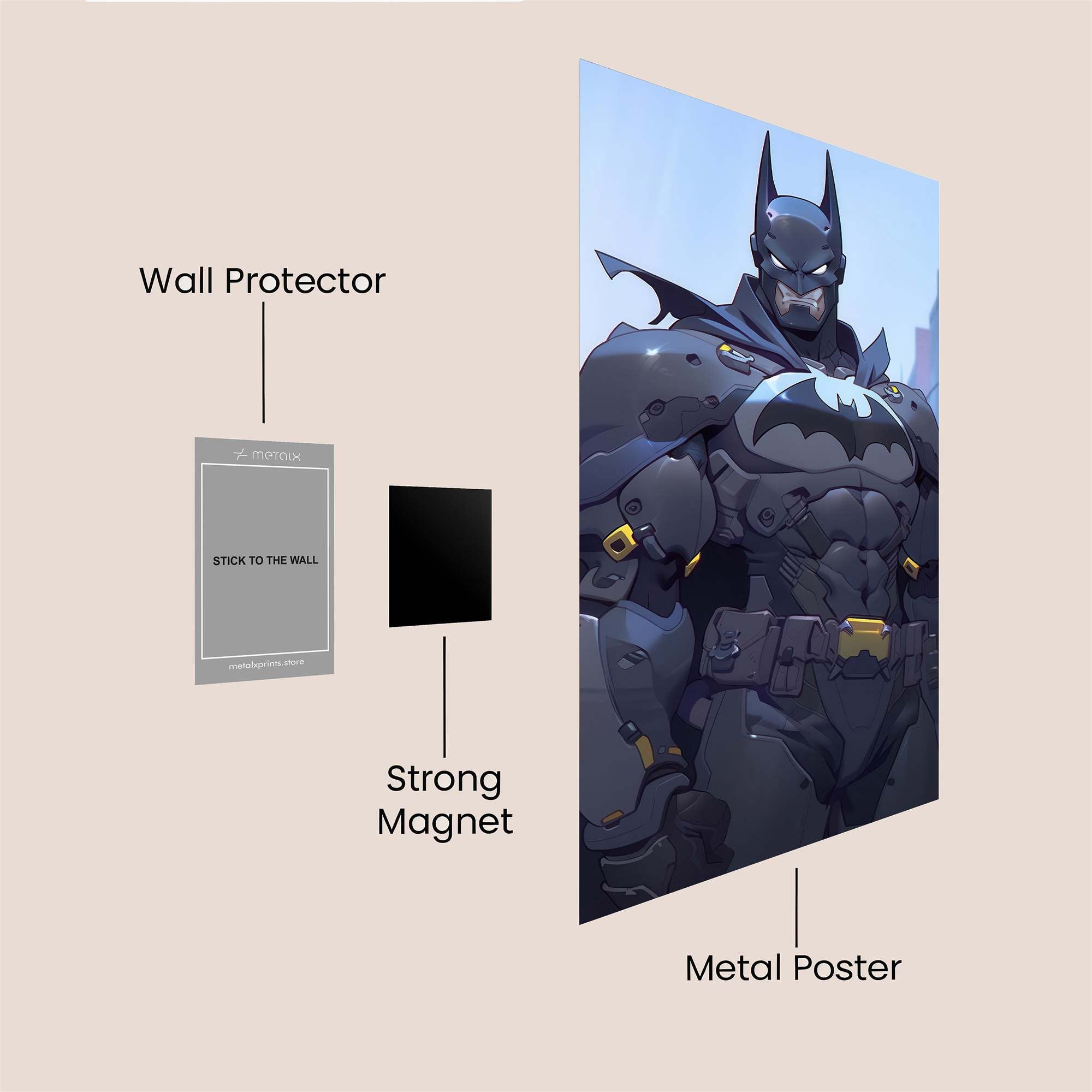 Batman Vigil Safe Wall Magnetic / M