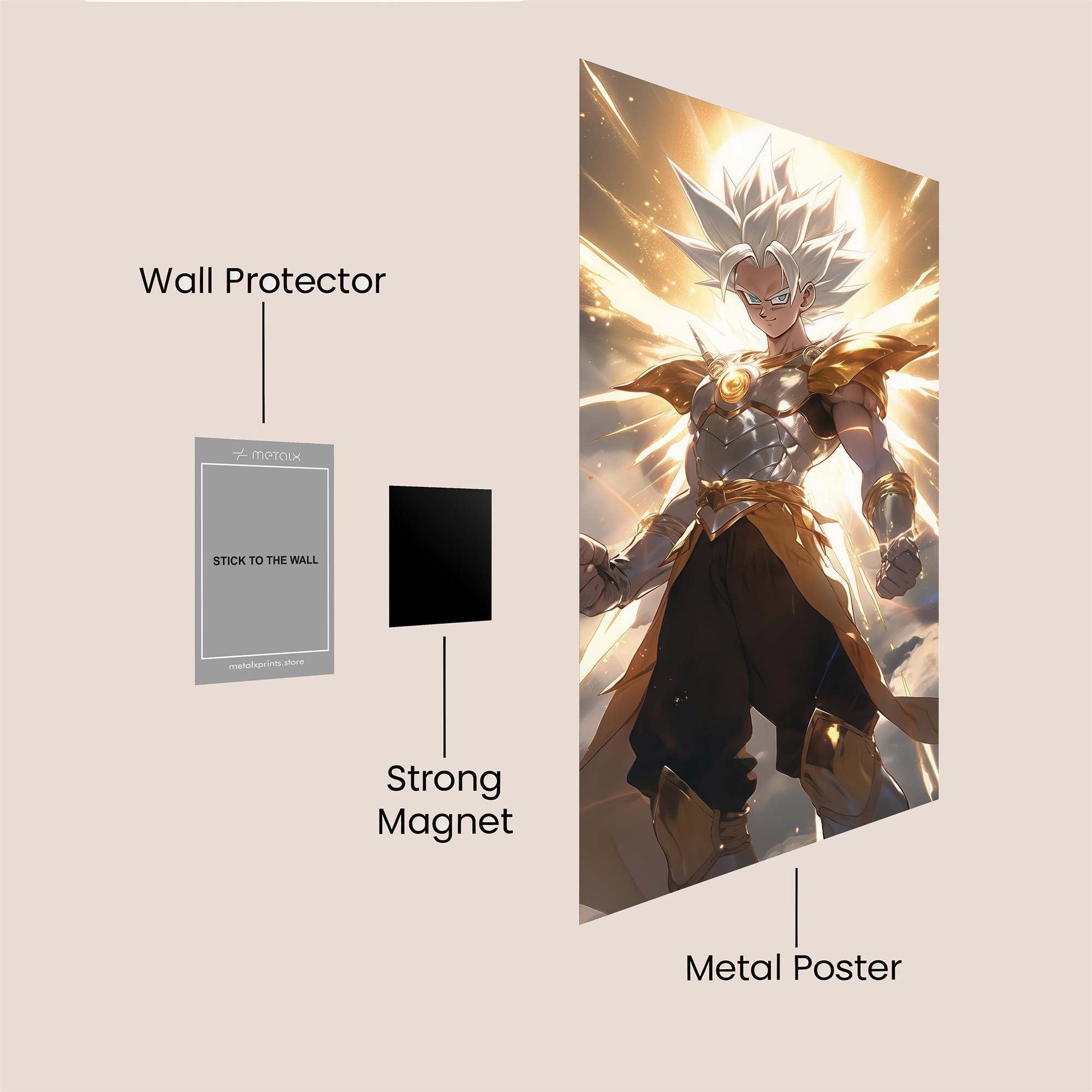 Heroic Radiance Safe Wall Magnetic / M