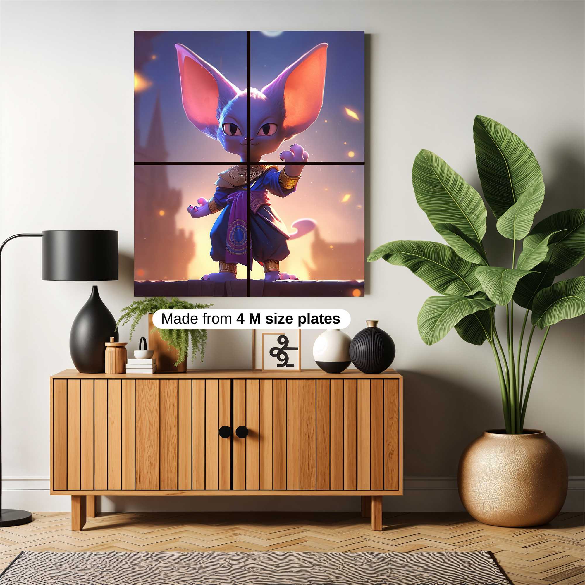 Feline Enigma Safe Wall Magnetic / M