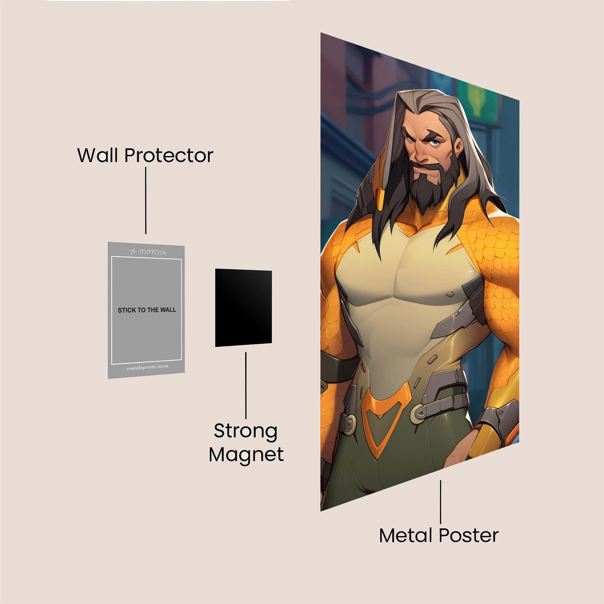 Aquatic Valor Safe Wall Magnetic / M