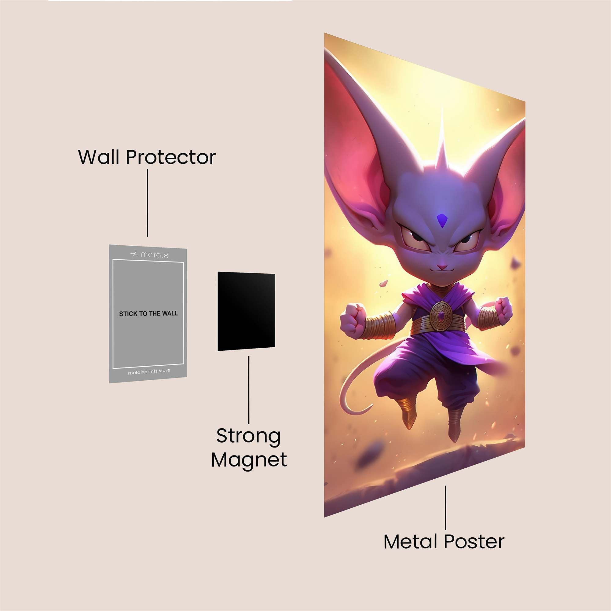 Feline Ascension Safe Wall Magnetic / M