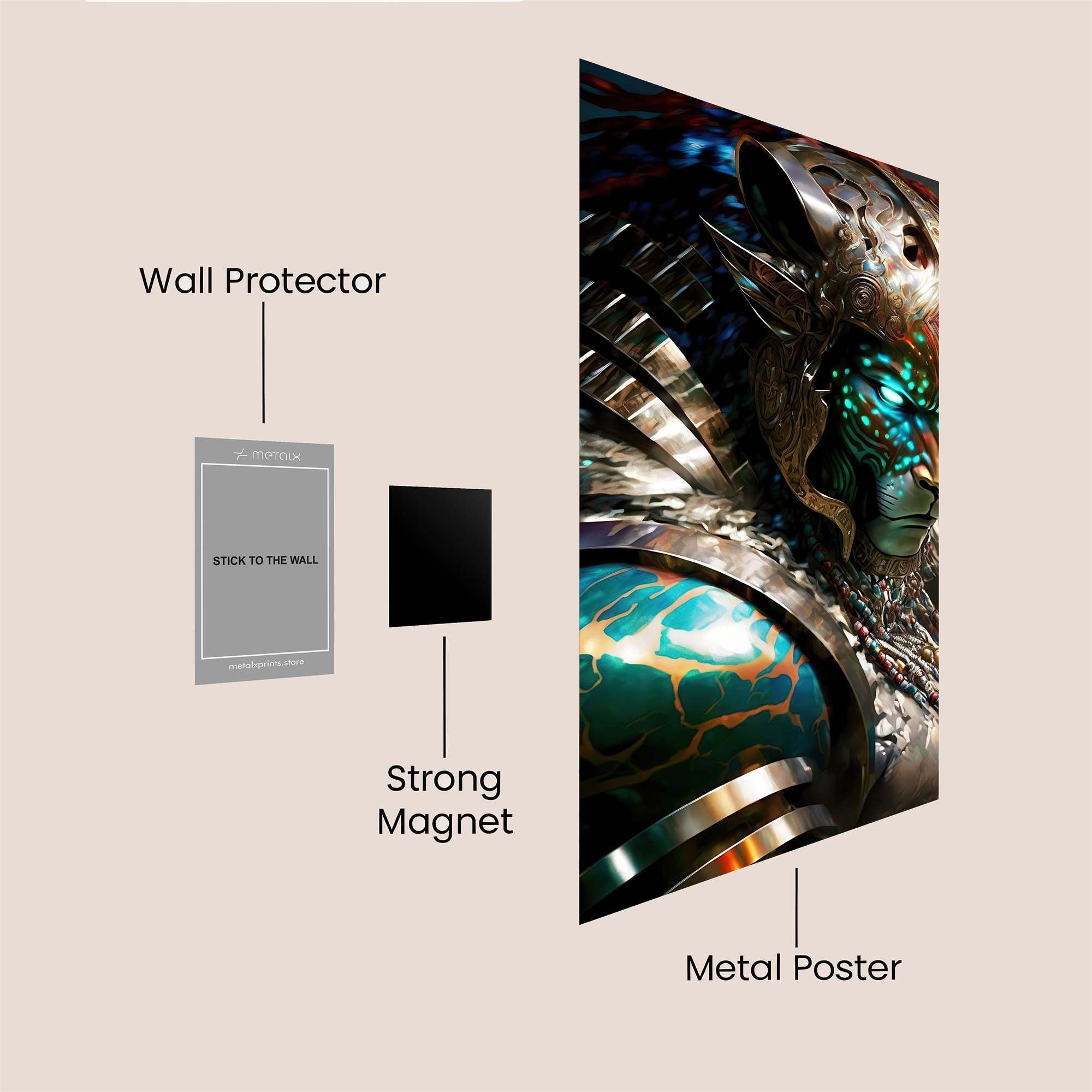 Cyber Jaguar Safe Wall Magnetic / M