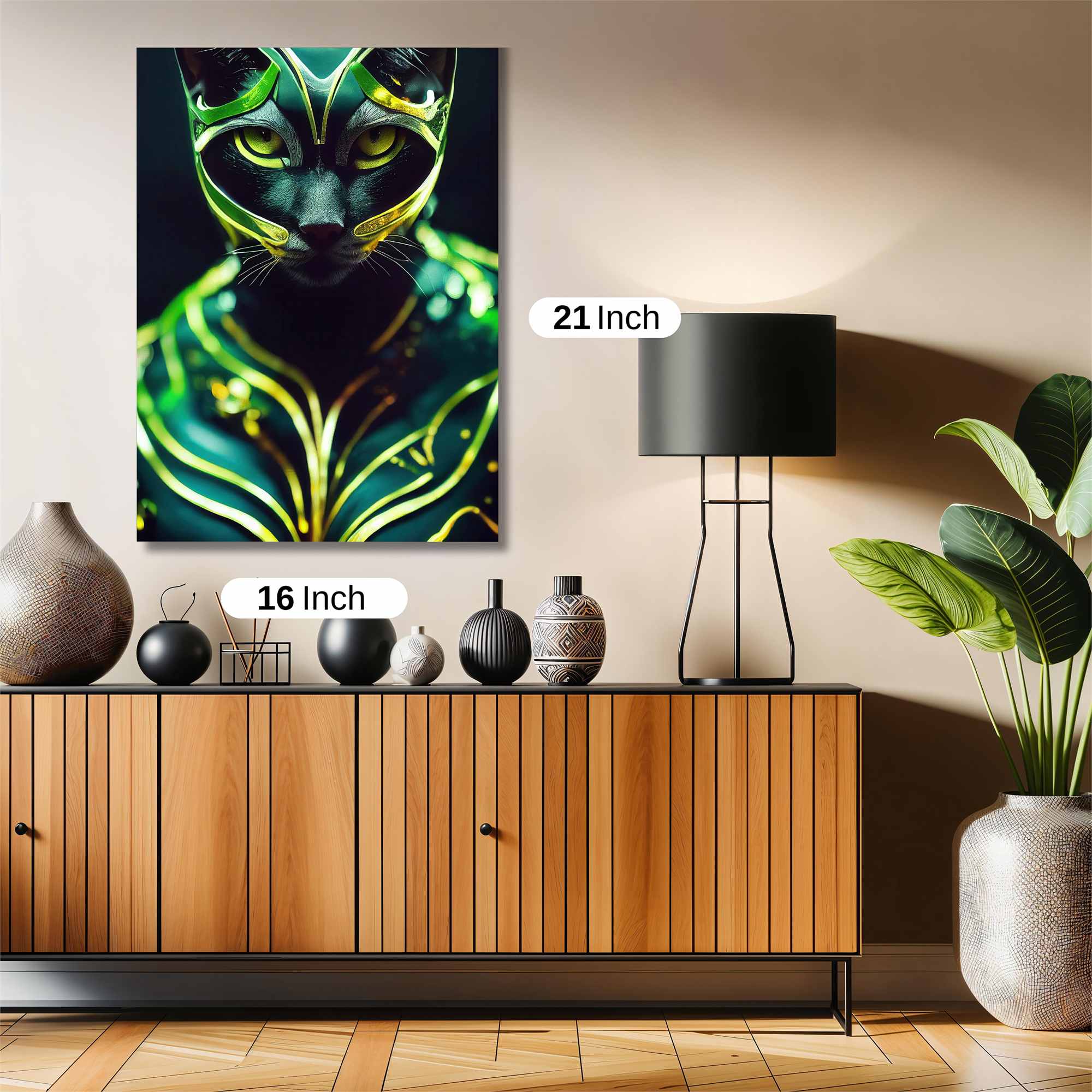 Feline Luminescence Safe Wall Magnetic / M