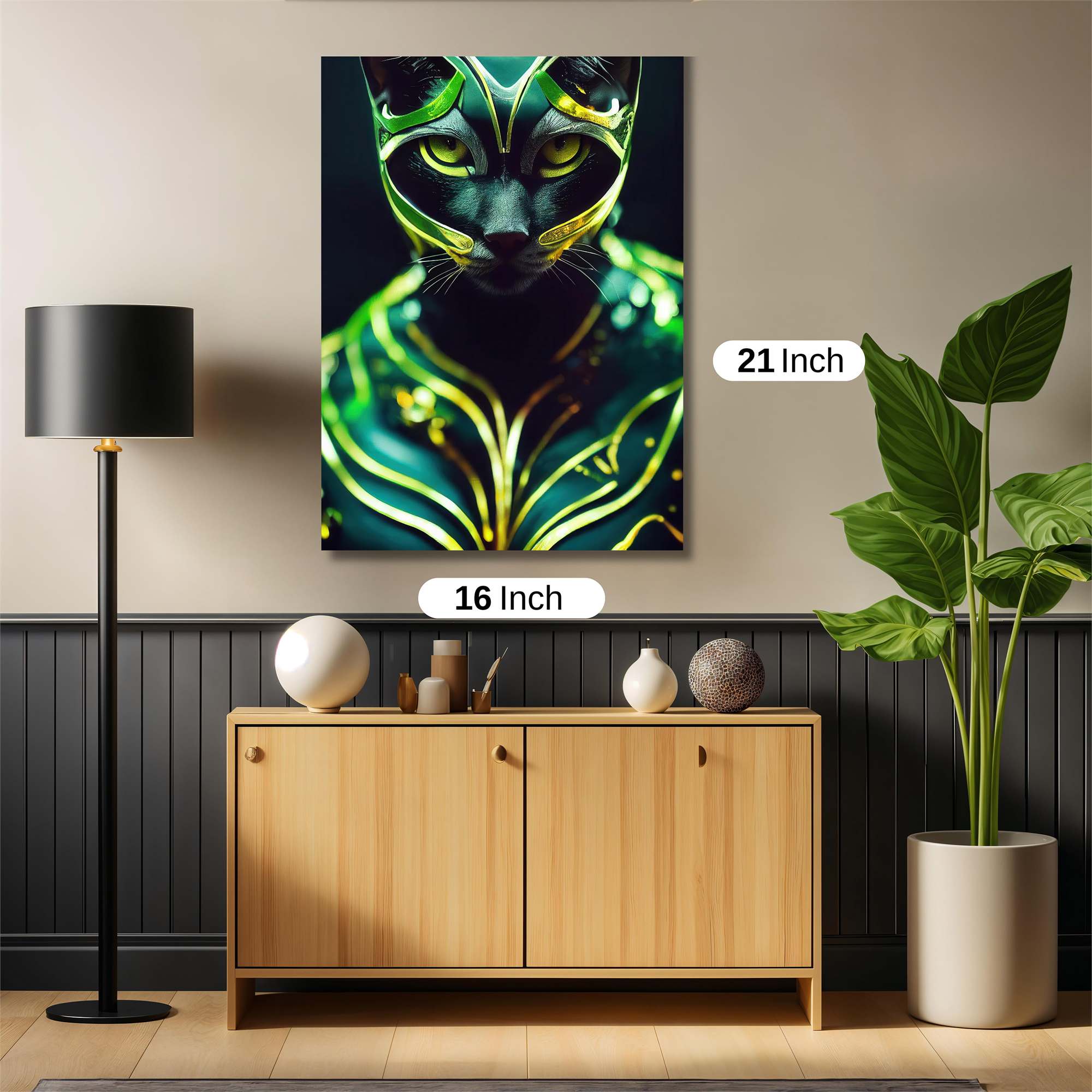 Feline Luminescence Safe Wall Magnetic / M