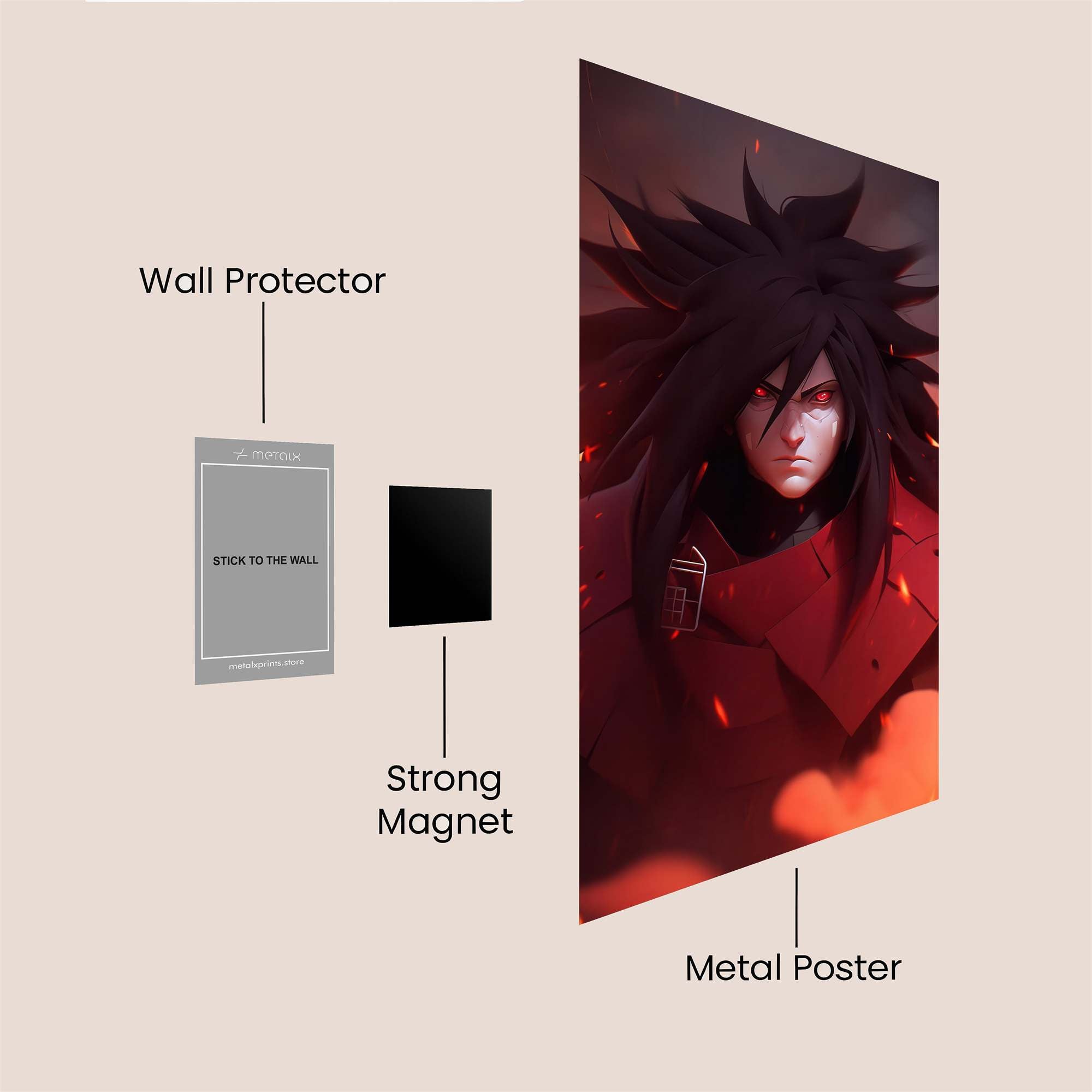 Madara Inferno Safe Wall Magnetic / M