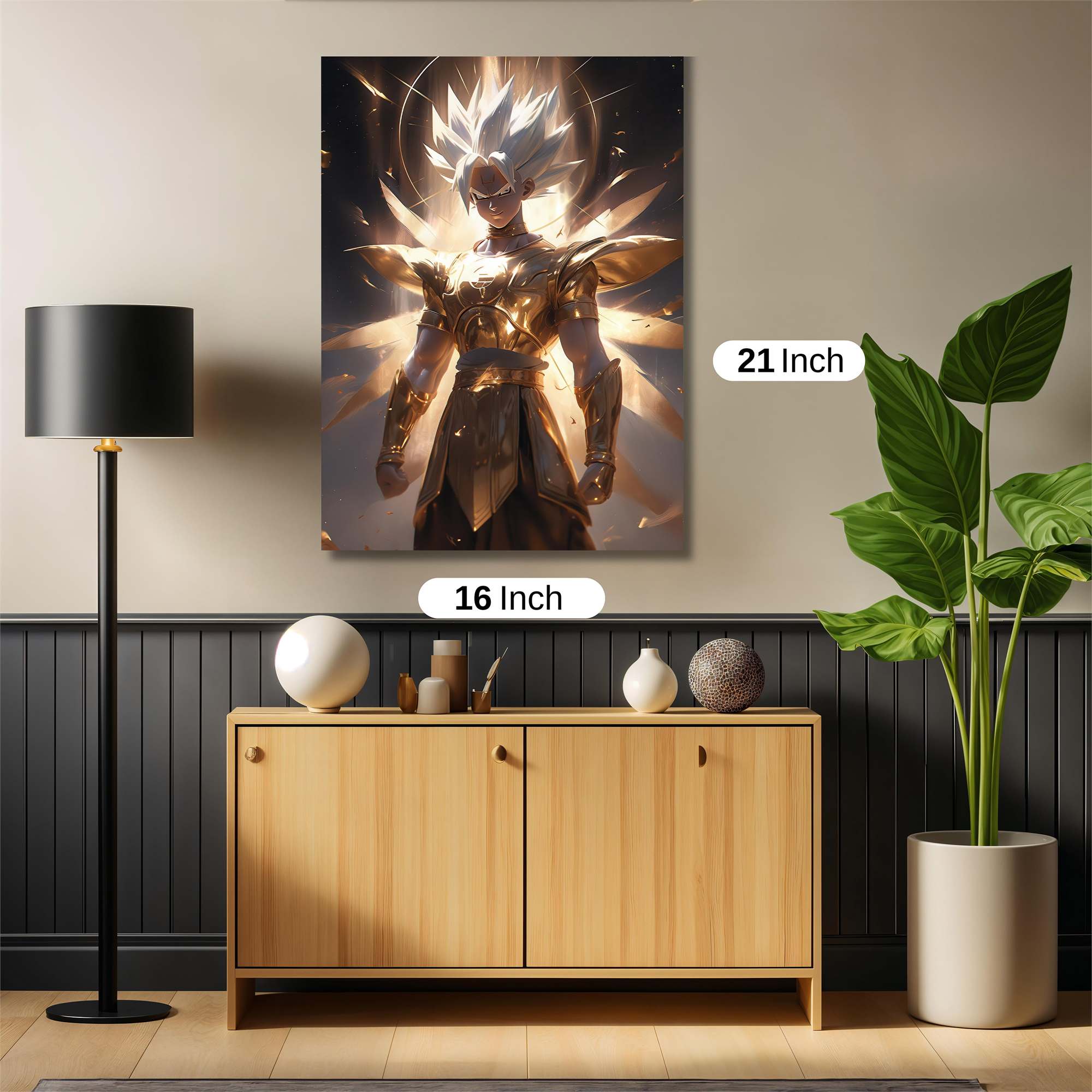 Saiyan Radiance Safe Wall Magnetic / M
