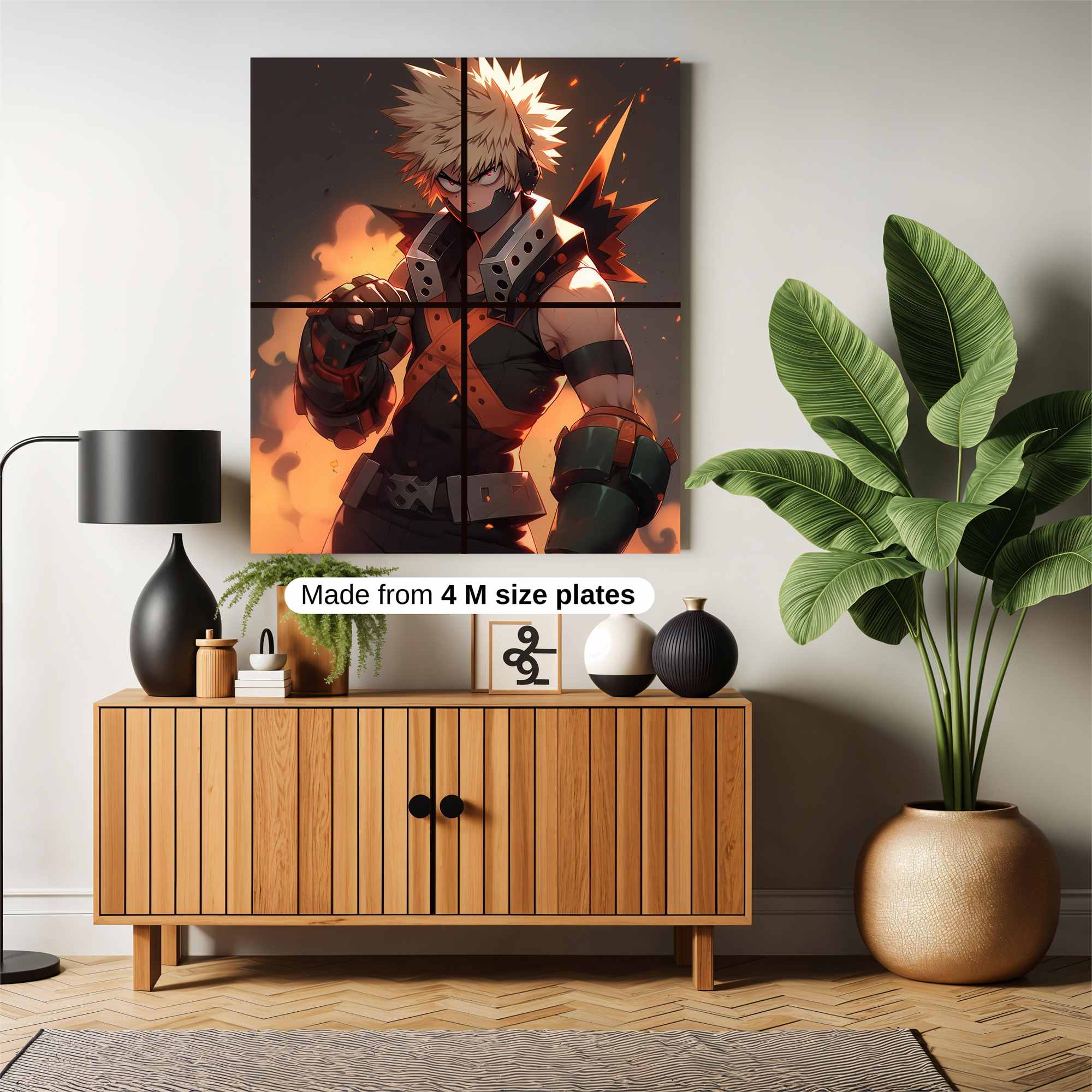 Bakugo Blaze Safe Wall Magnetic / M