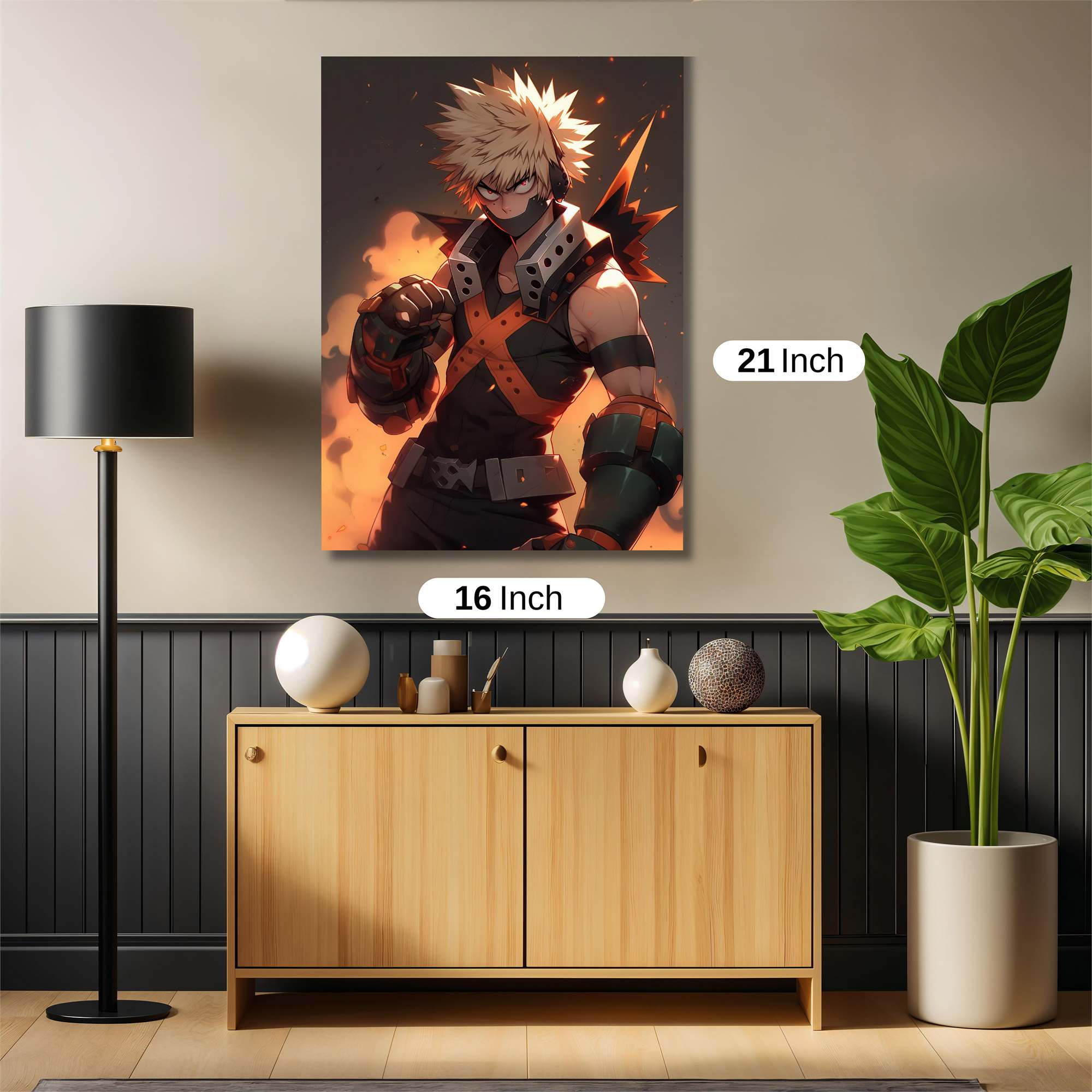Bakugo Blaze Safe Wall Magnetic / M