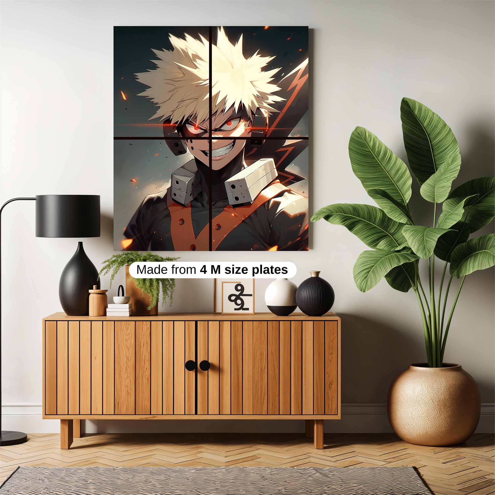 Bakugo Blaze Safe Wall Magnetic / M