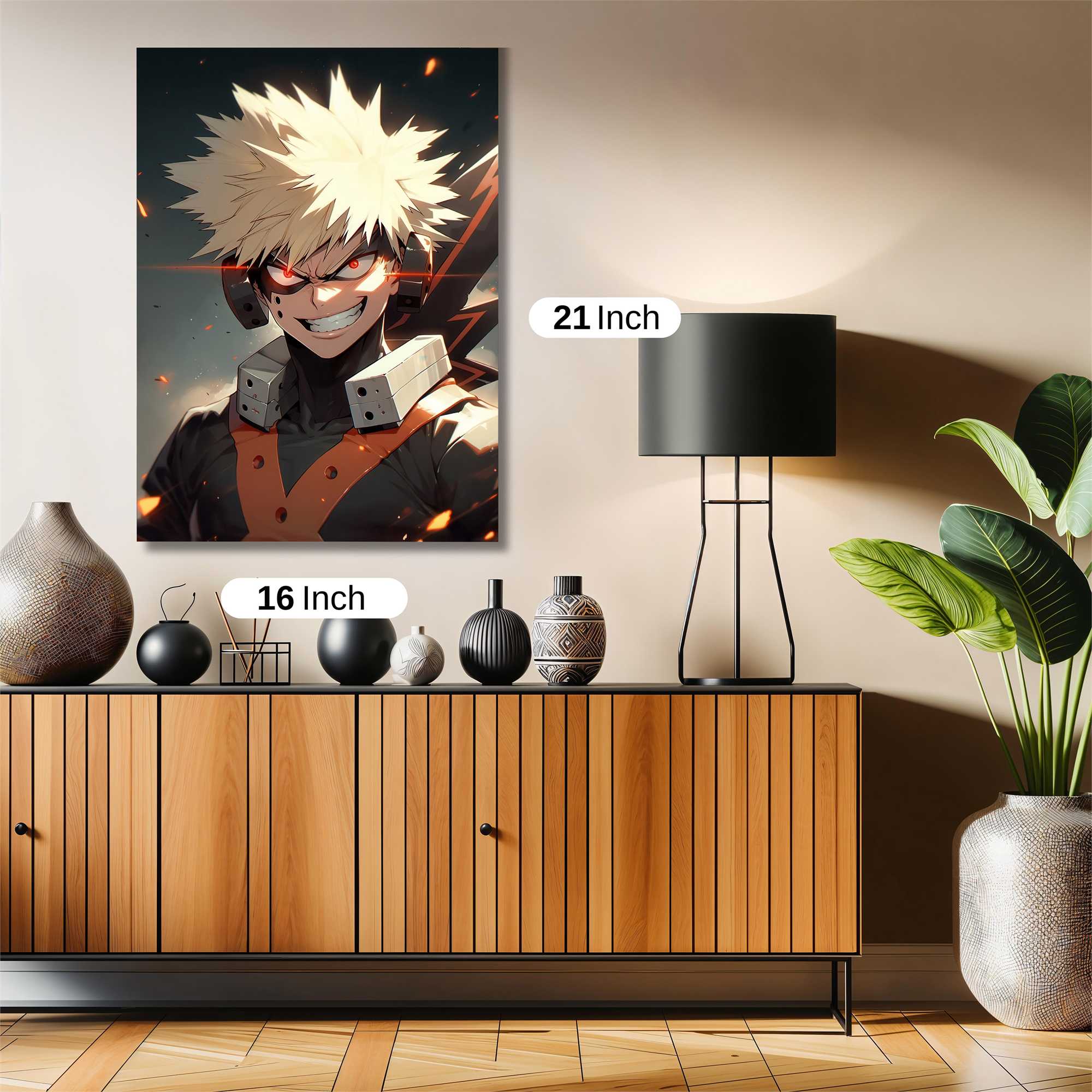 Bakugo Blaze Safe Wall Magnetic / M