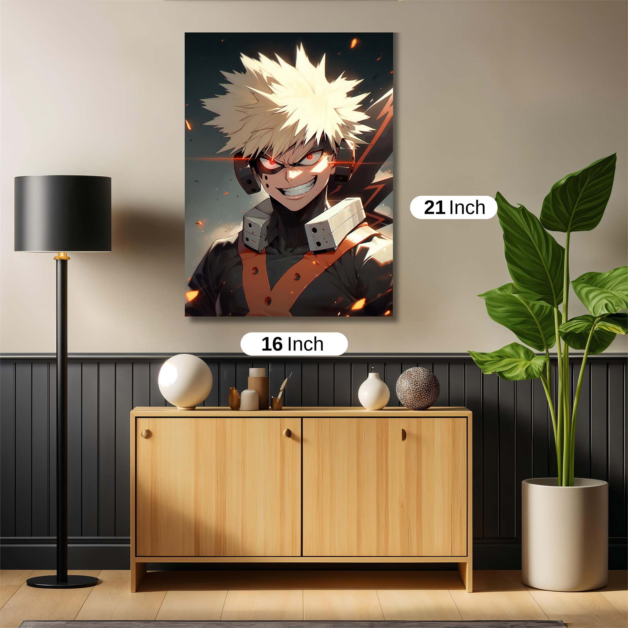Bakugo Blaze Safe Wall Magnetic / M