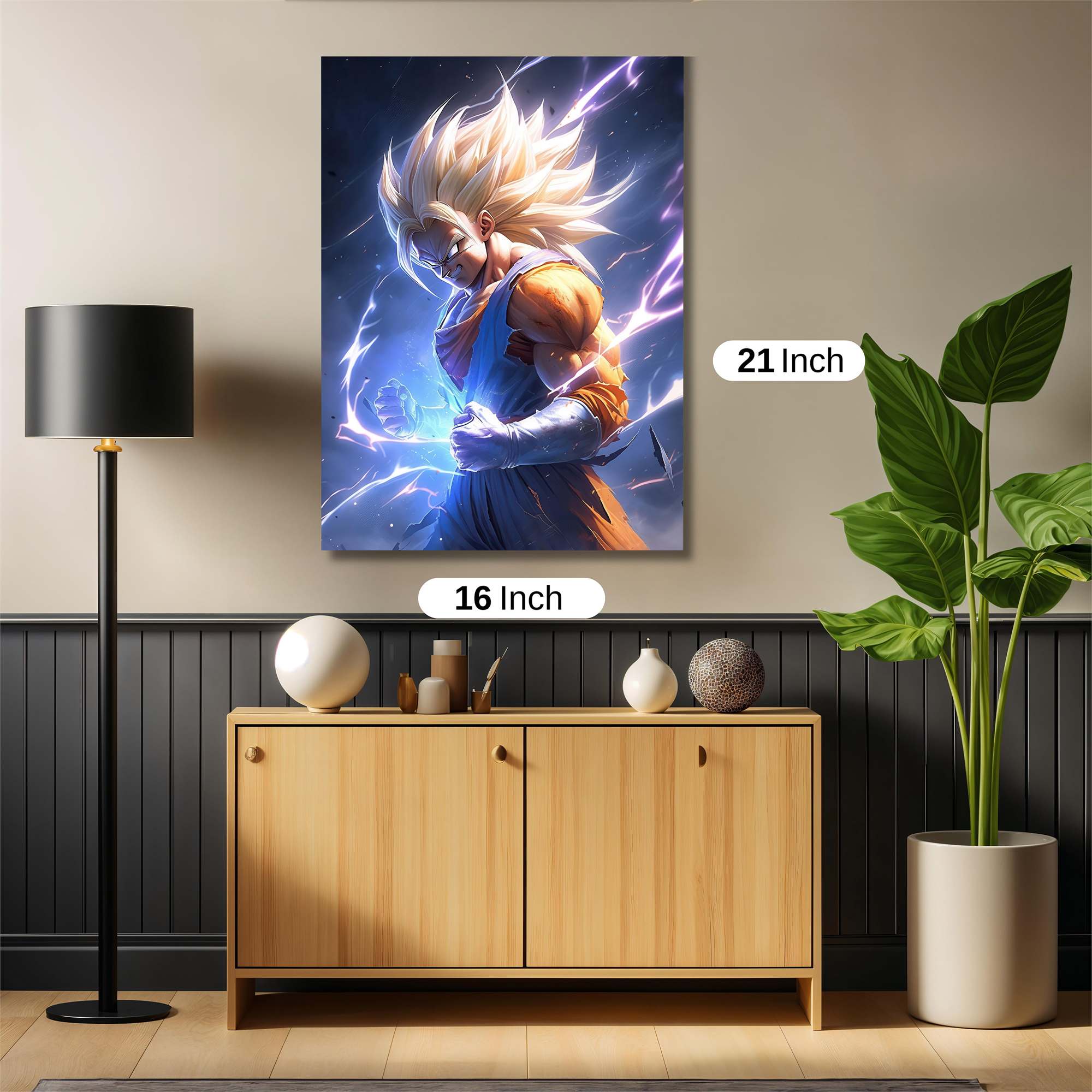 Saiyan Surge Safe Wall Magnetic / M