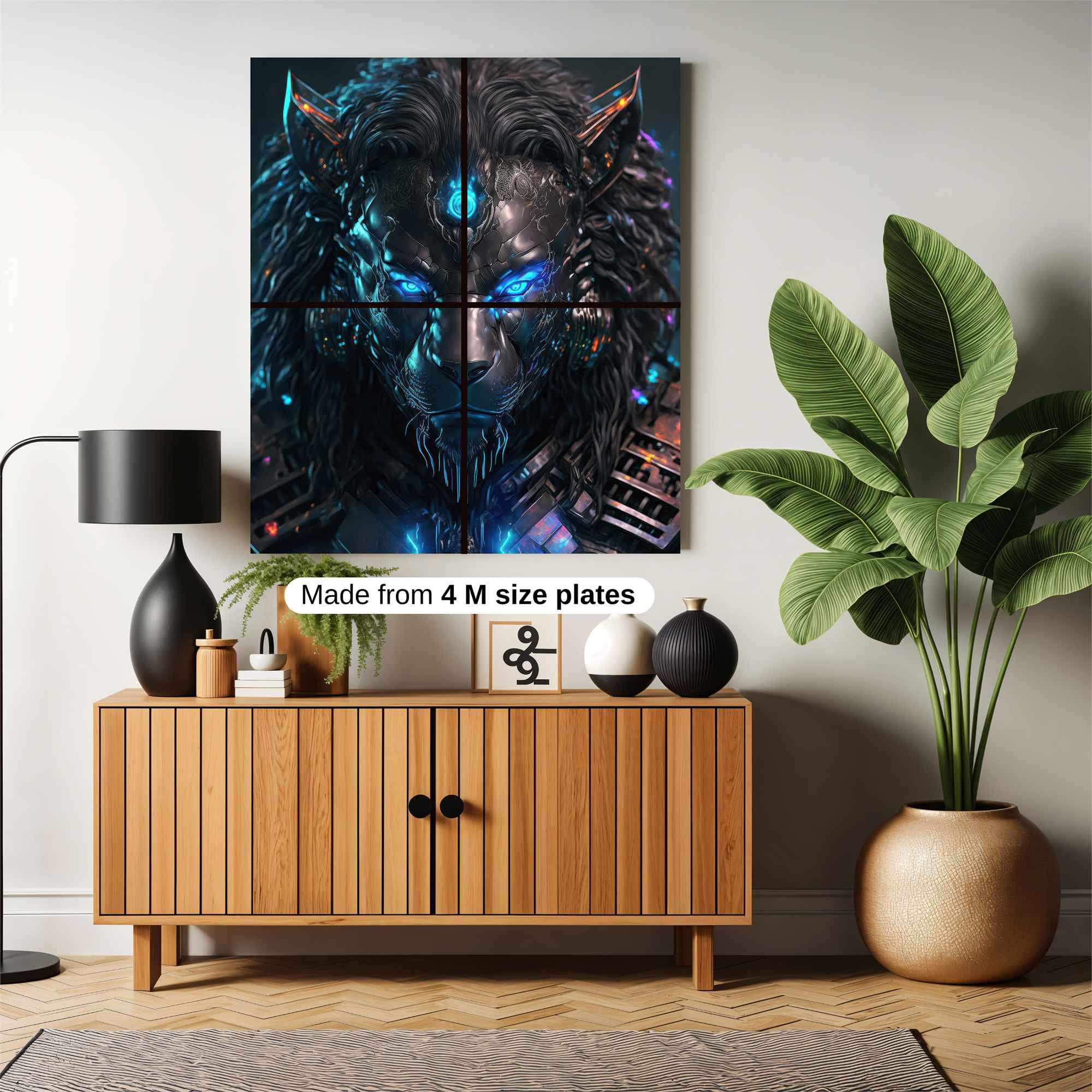 Cyber Lionheart Safe Wall Magnetic / M