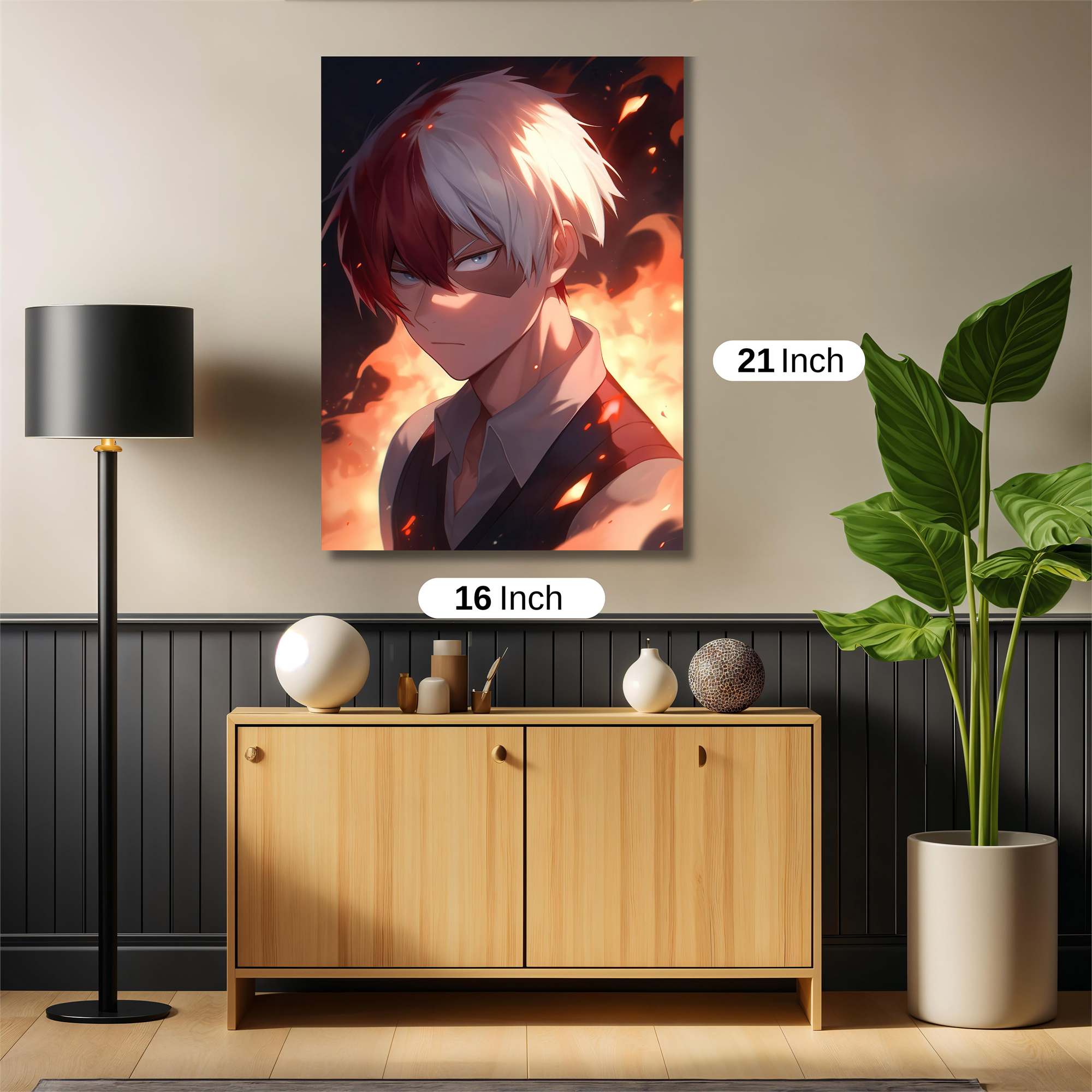 Todoroki Inferno Safe Wall Magnetic / M