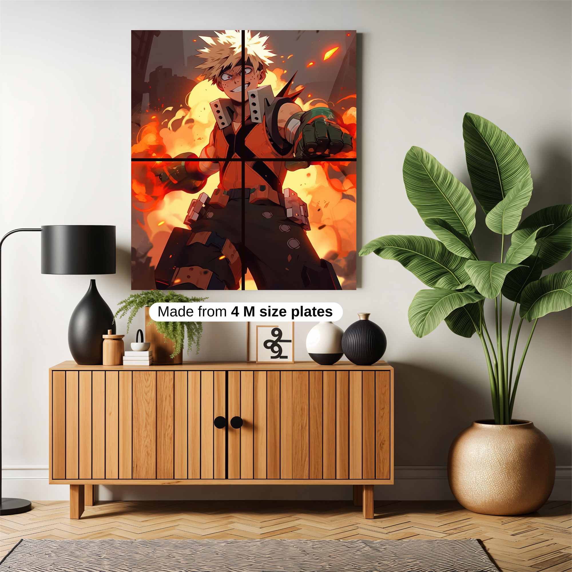 Bakugo Blaze Safe Wall Magnetic / M