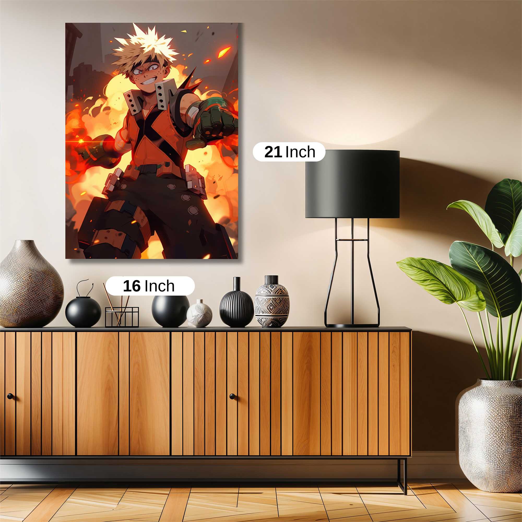 Bakugo Blaze Safe Wall Magnetic / M