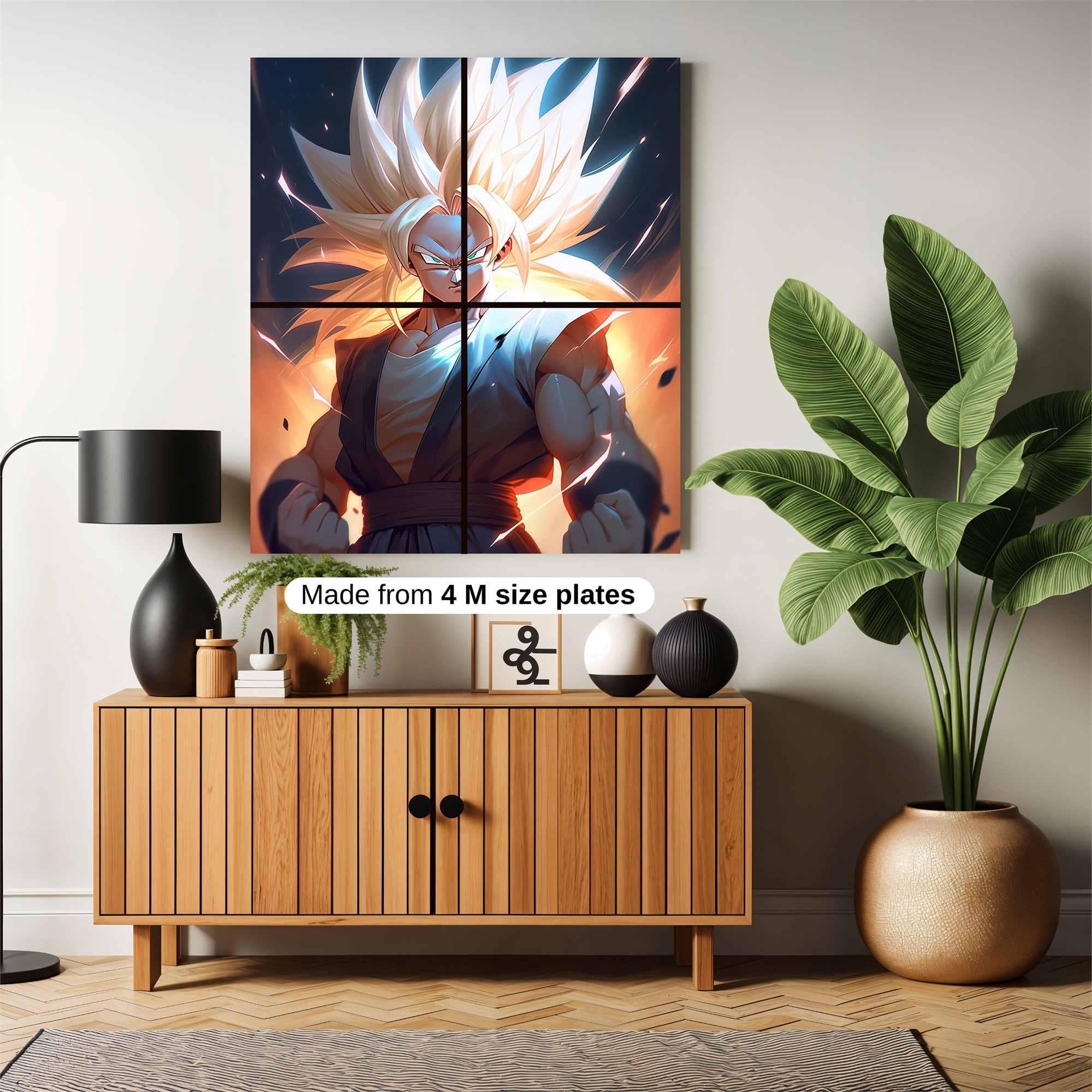Saiyan Blaze Safe Wall Magnetic / M