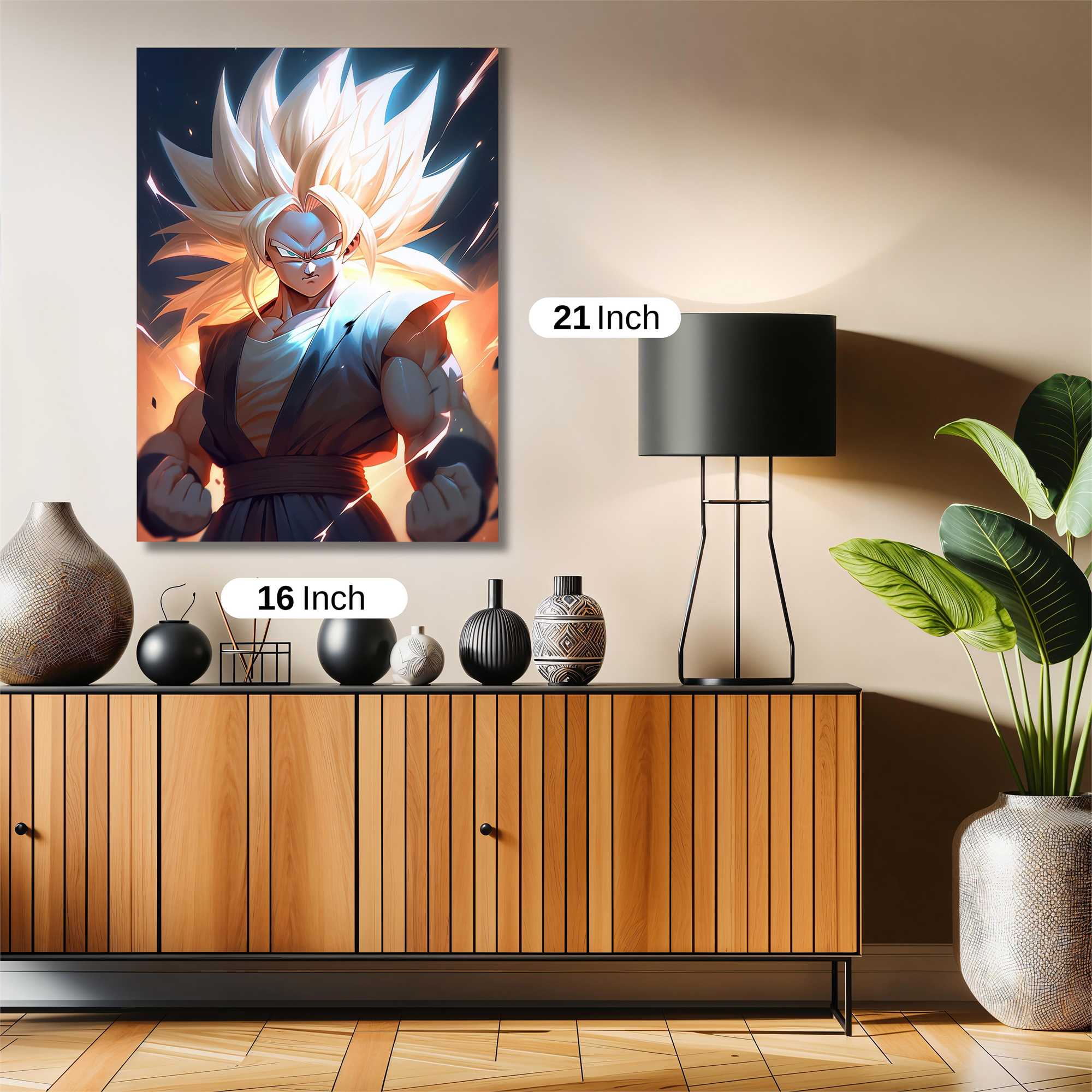 Saiyan Blaze Safe Wall Magnetic / M