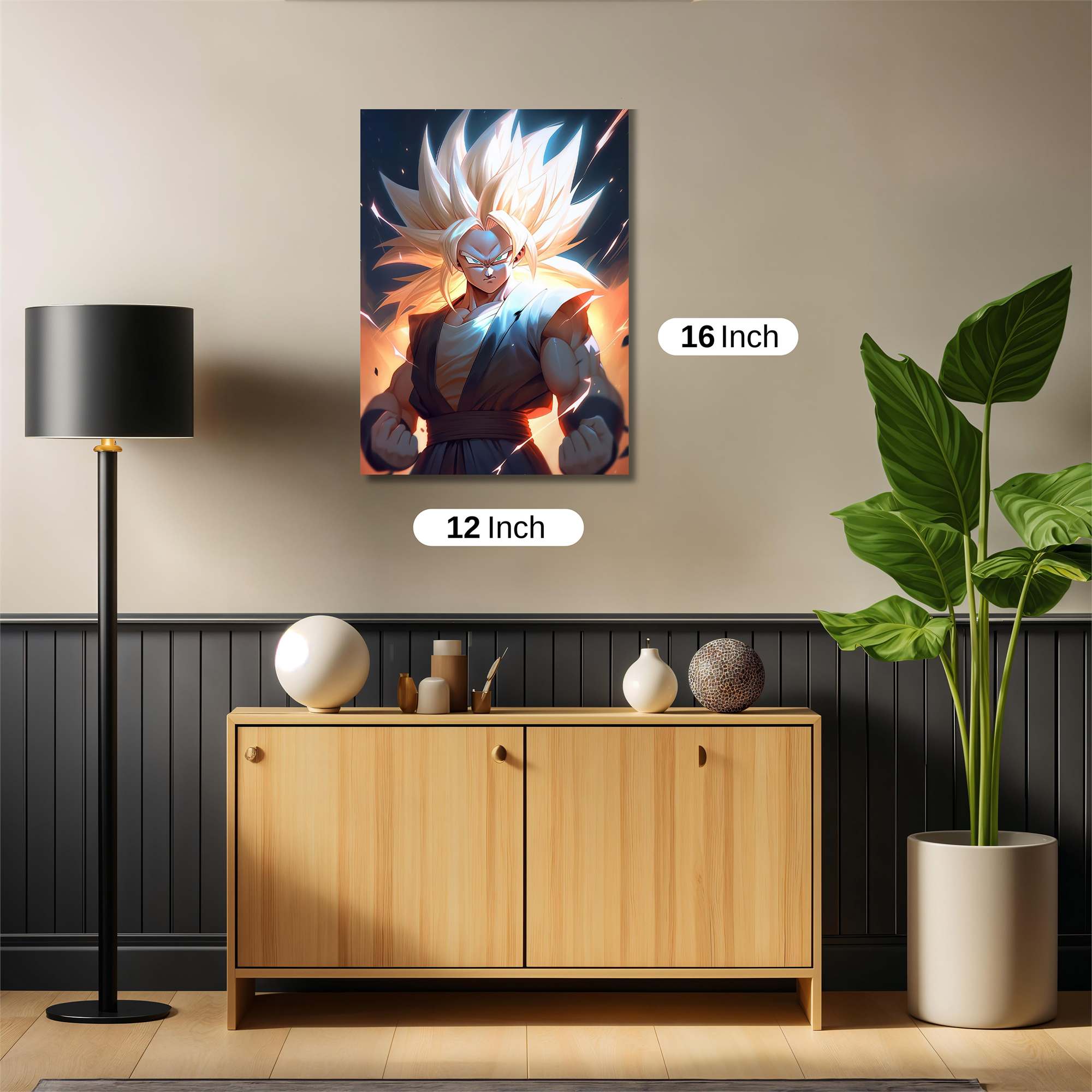 Saiyan Blaze Safe Wall Magnetic / M