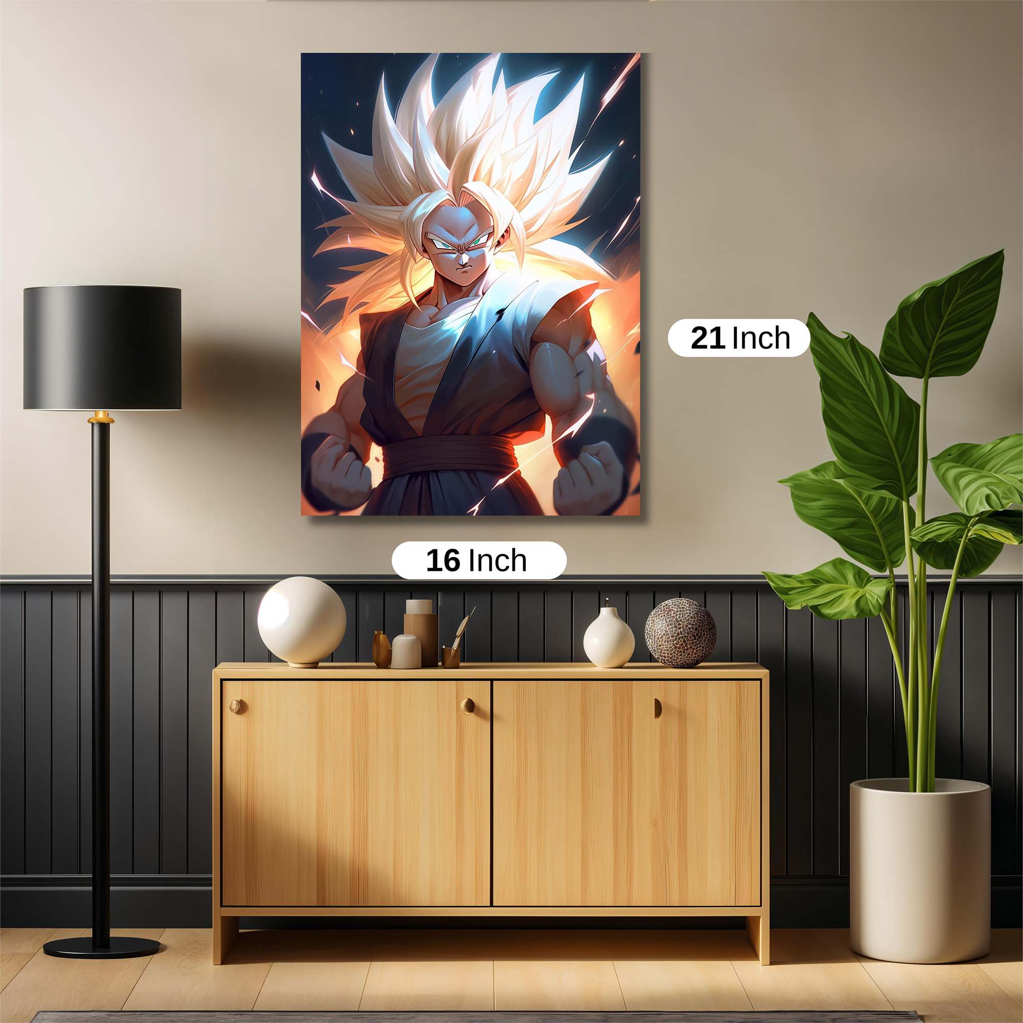 Saiyan Blaze Safe Wall Magnetic / M