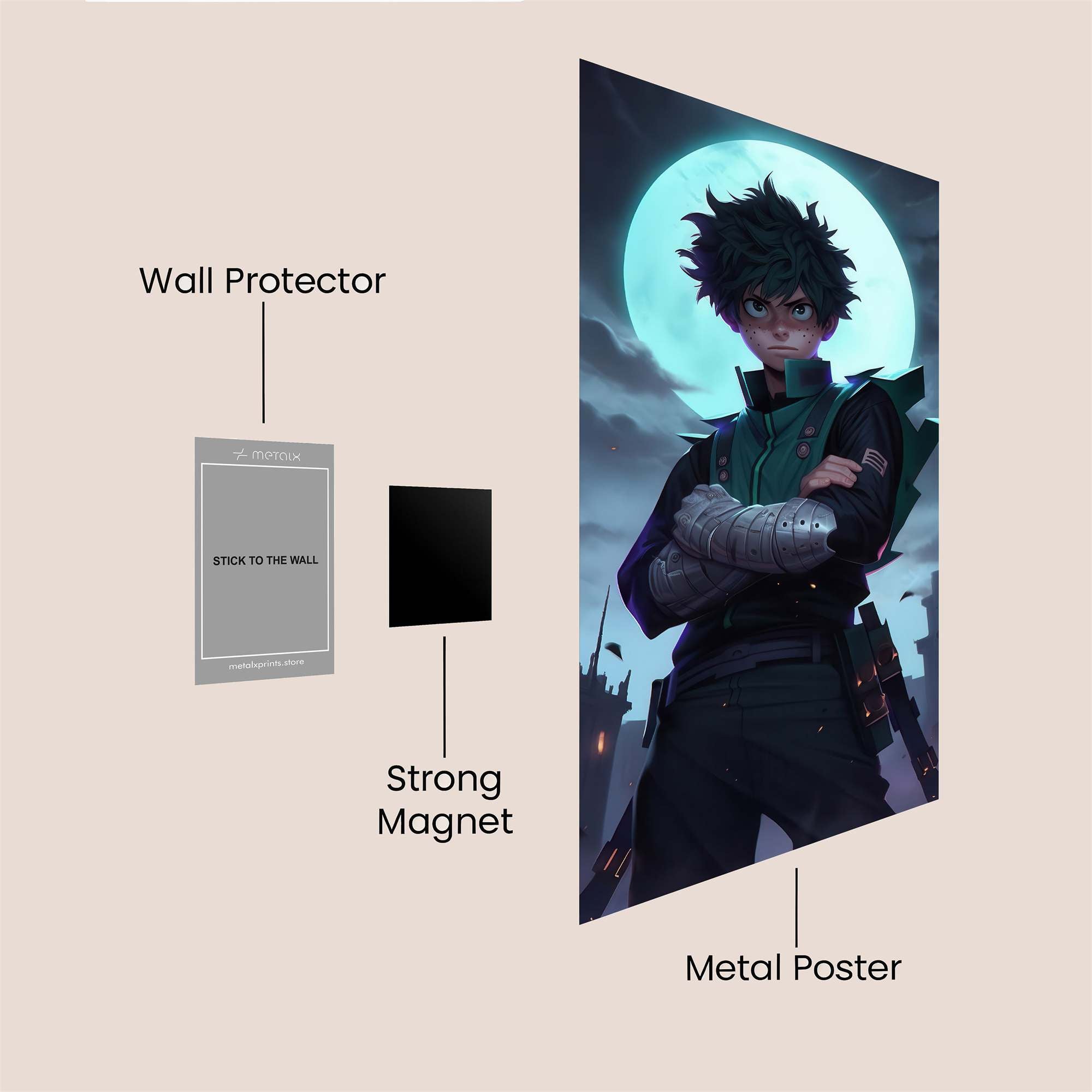 Deku Defiant Safe Wall Magnetic / M