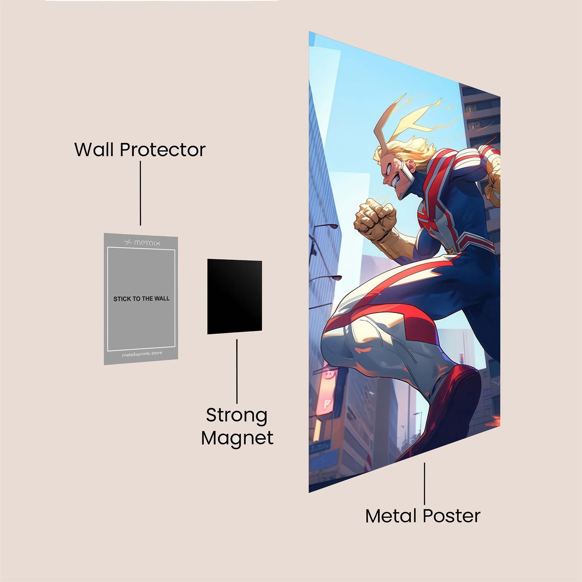 Heroic Might Safe Wall Magnetic / M
