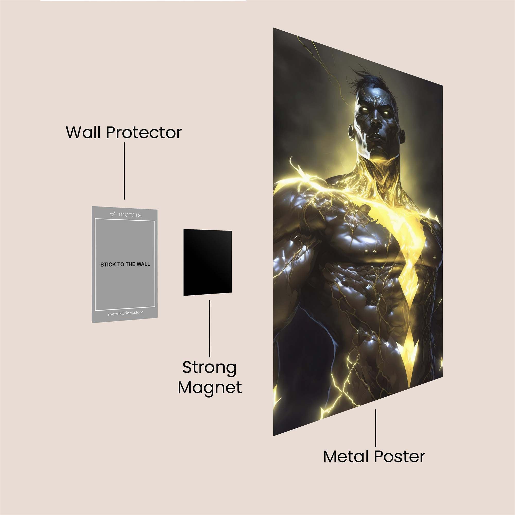 Lightning Majesty Safe Wall Magnetic / M