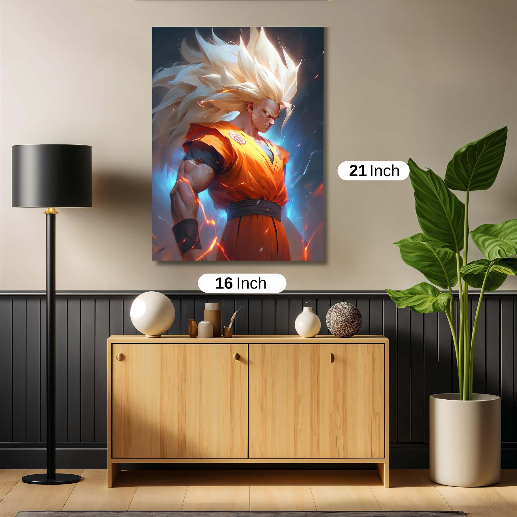 Saiyan Powerstorm Safe Wall Magnetic / M