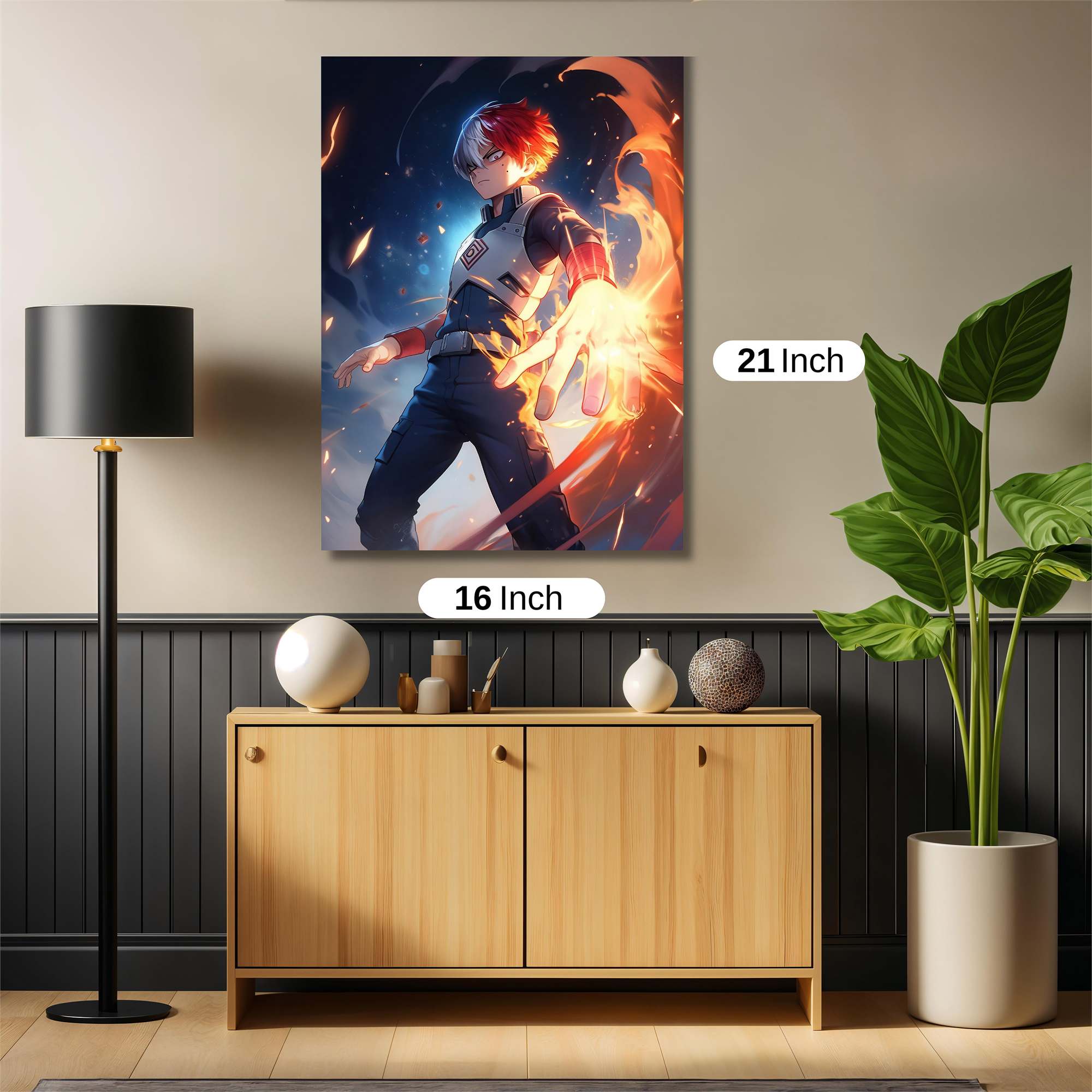 Todoroki Blaze Safe Wall Magnetic / M