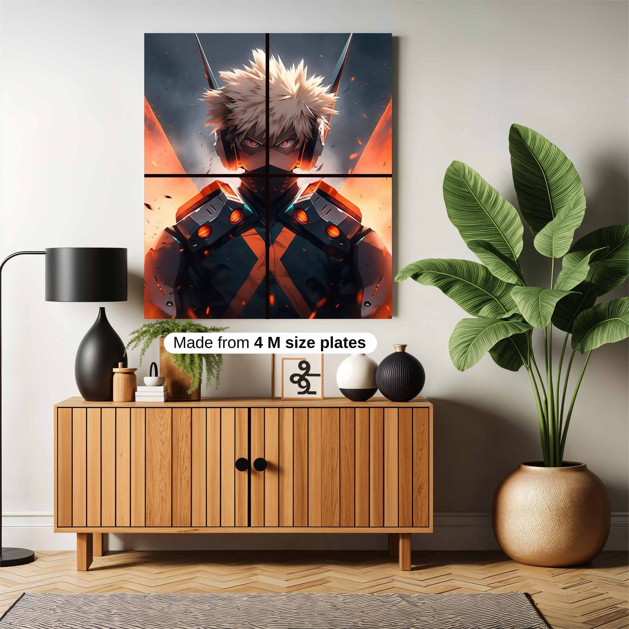 Bakugo Blaze Safe Wall Magnetic / M