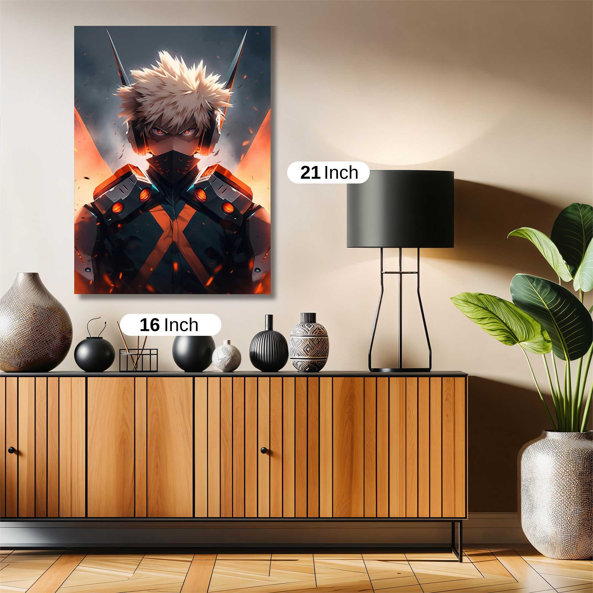 Bakugo Blaze Safe Wall Magnetic / M