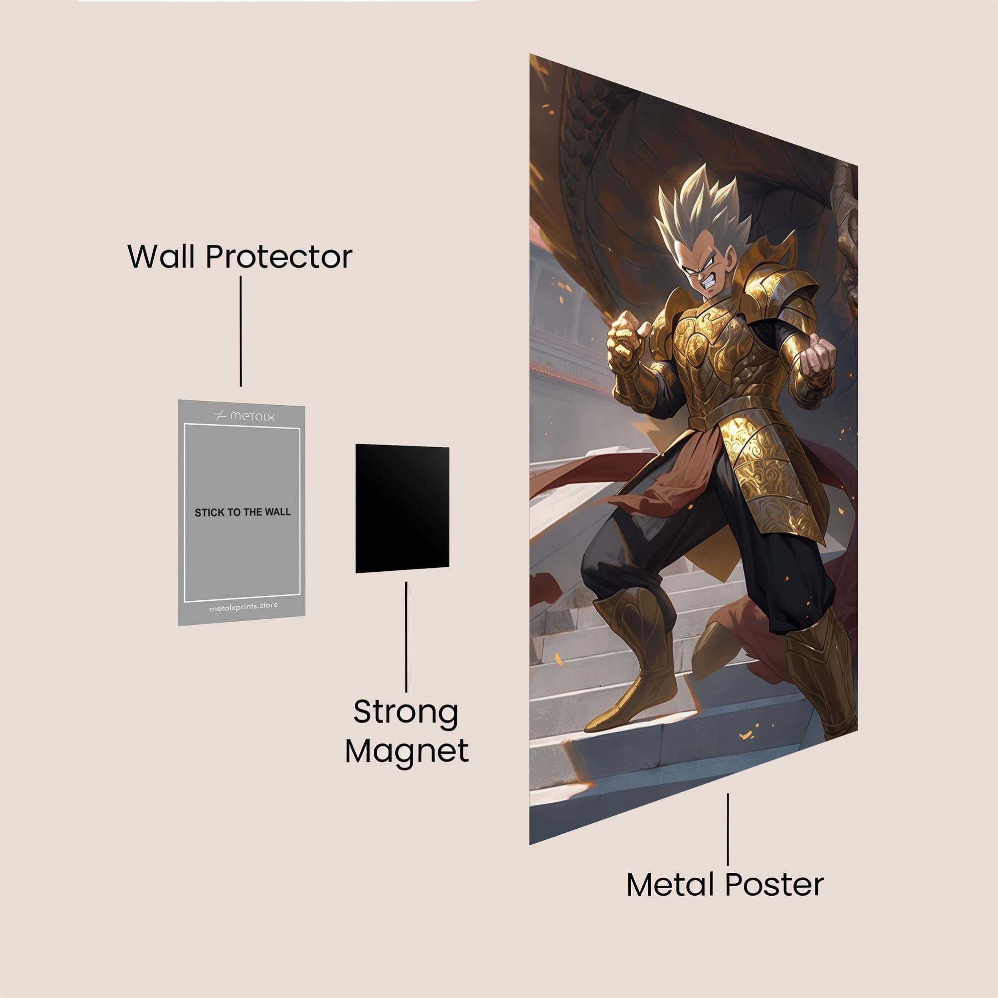 Saiyan Triumph Safe Wall Magnetic / M