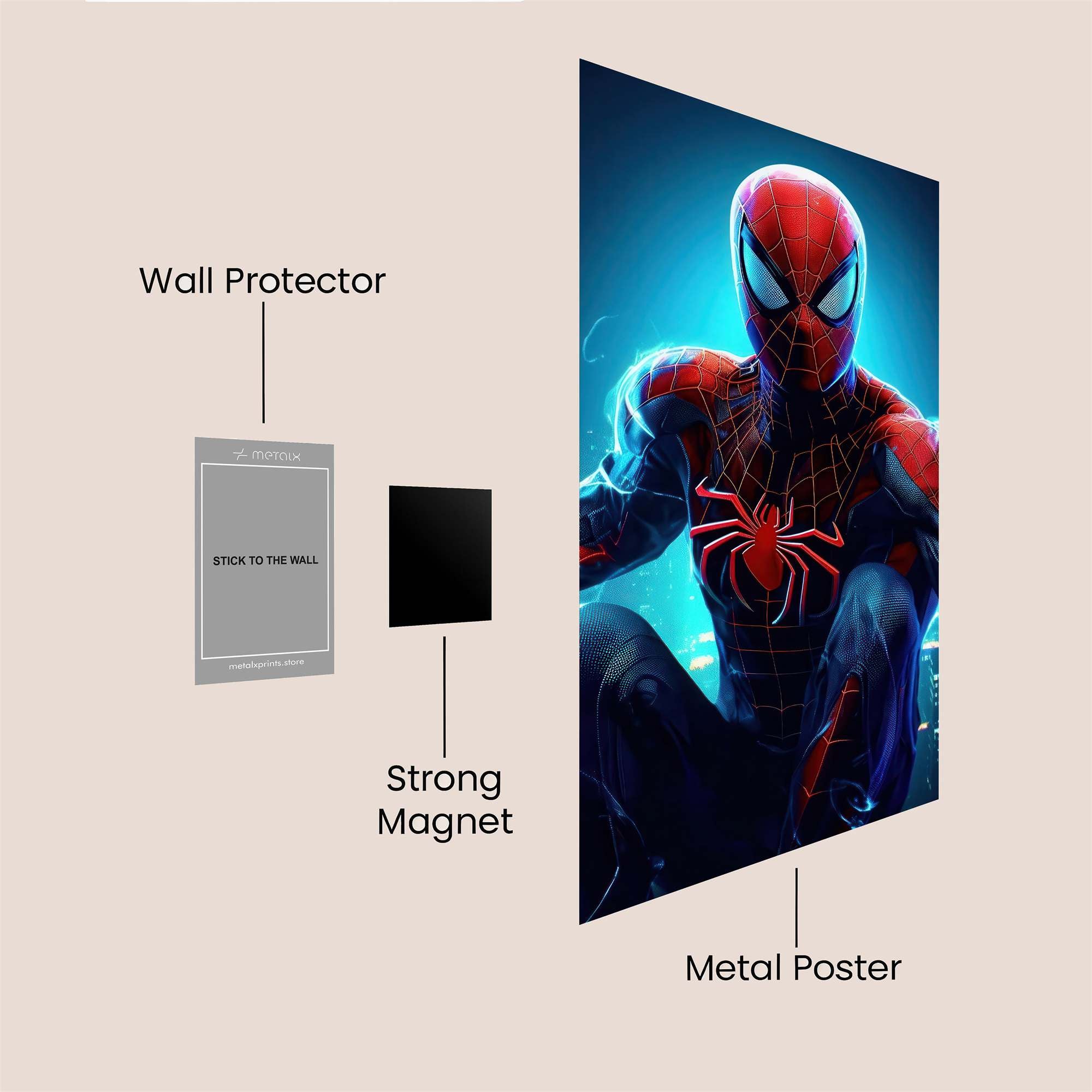 Spidey Surge Safe Wall Magnetic / M
