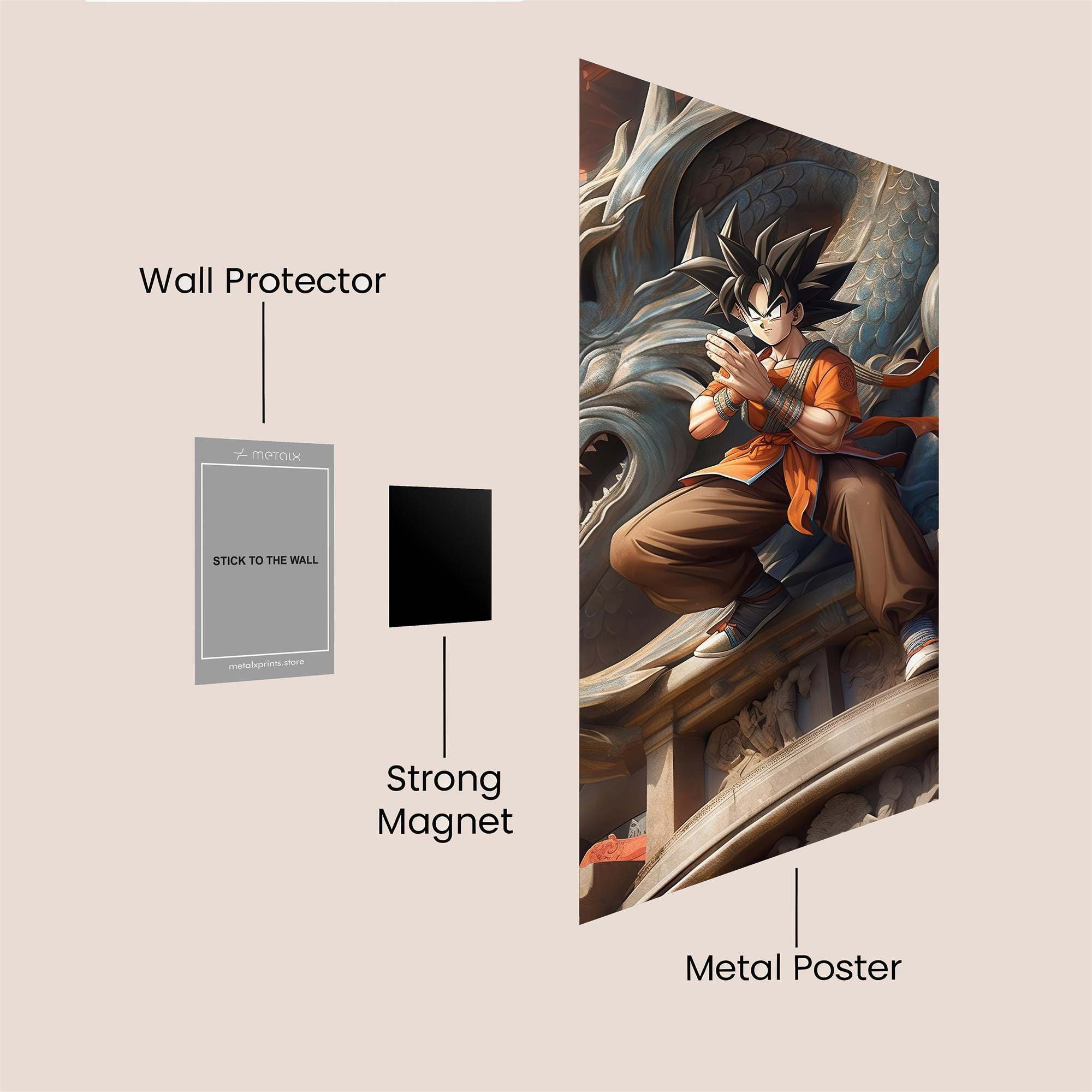 Goku Majesty Safe Wall Magnetic / M