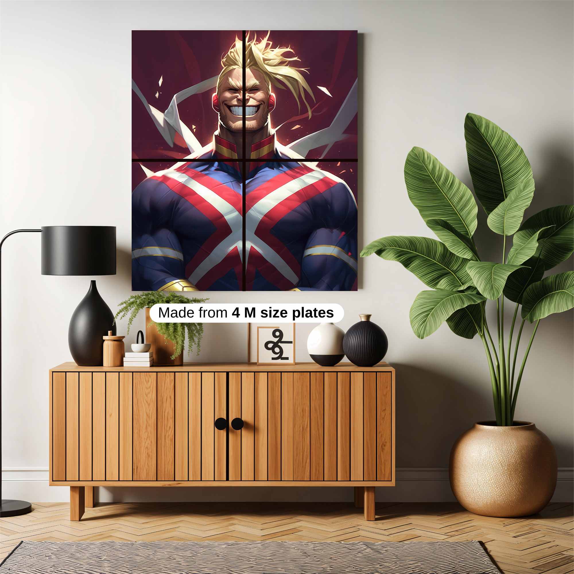 All Might Magnificence Safe Wall Magnetic / M